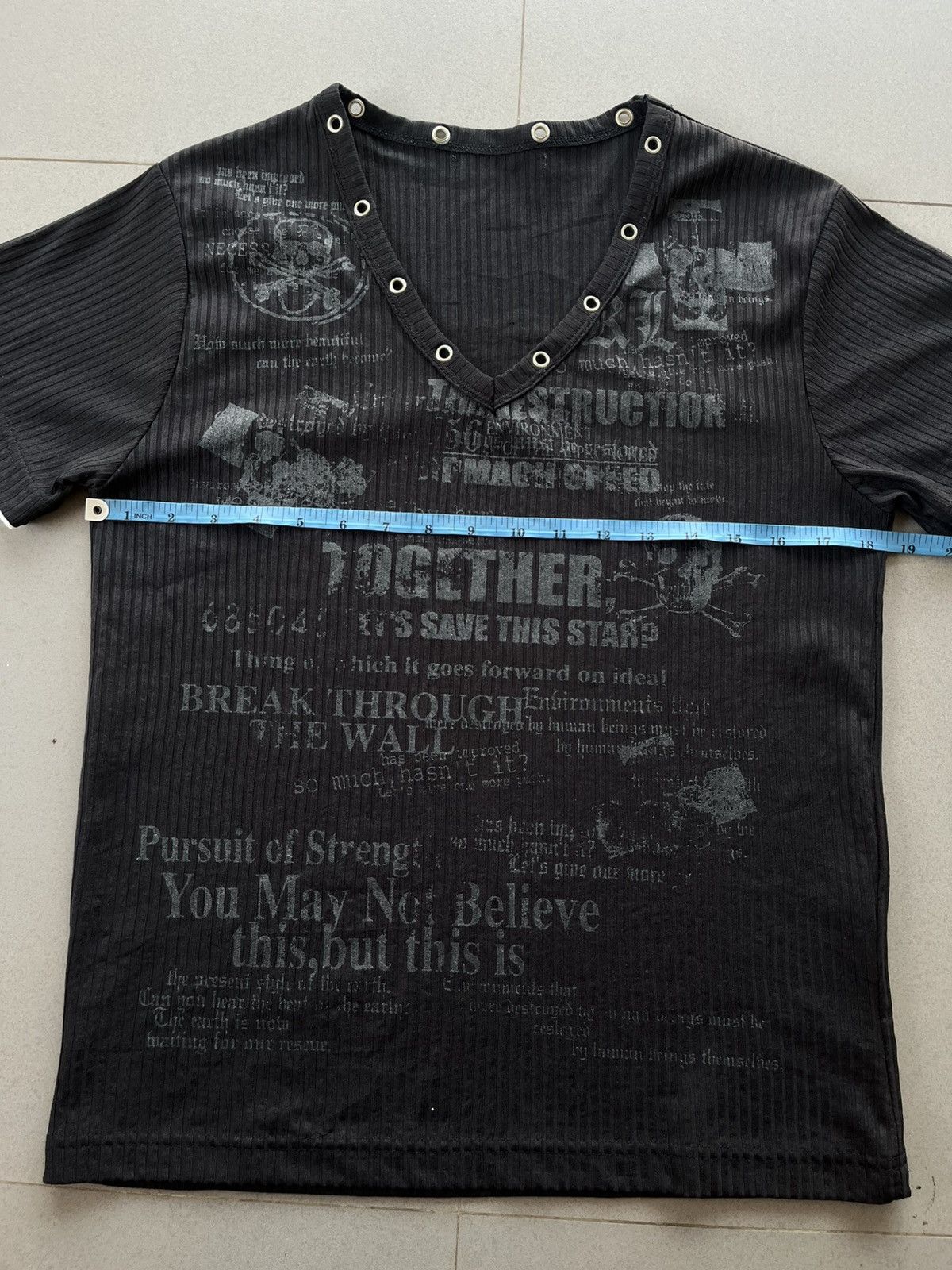 If Six Was Nine JAPANESE BRAND POEM SKULL STUDDED SEDITIONARIES PUNK STYLE Size US M / EU 48-50 / 2 - 10 Thumbnail