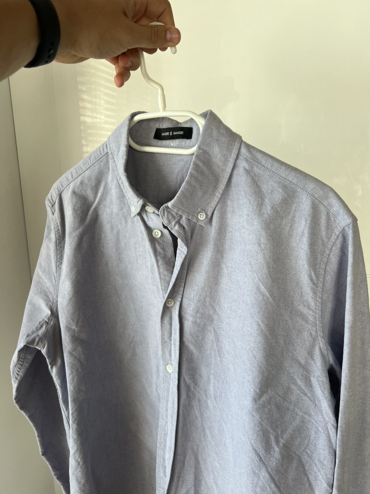 Samsoe Samsoe Samsoe Samsoe Basic Helsinki Oxford Button Up Casual Shirt Size US M / EU 48-50 / 2 - 5 Thumbnail