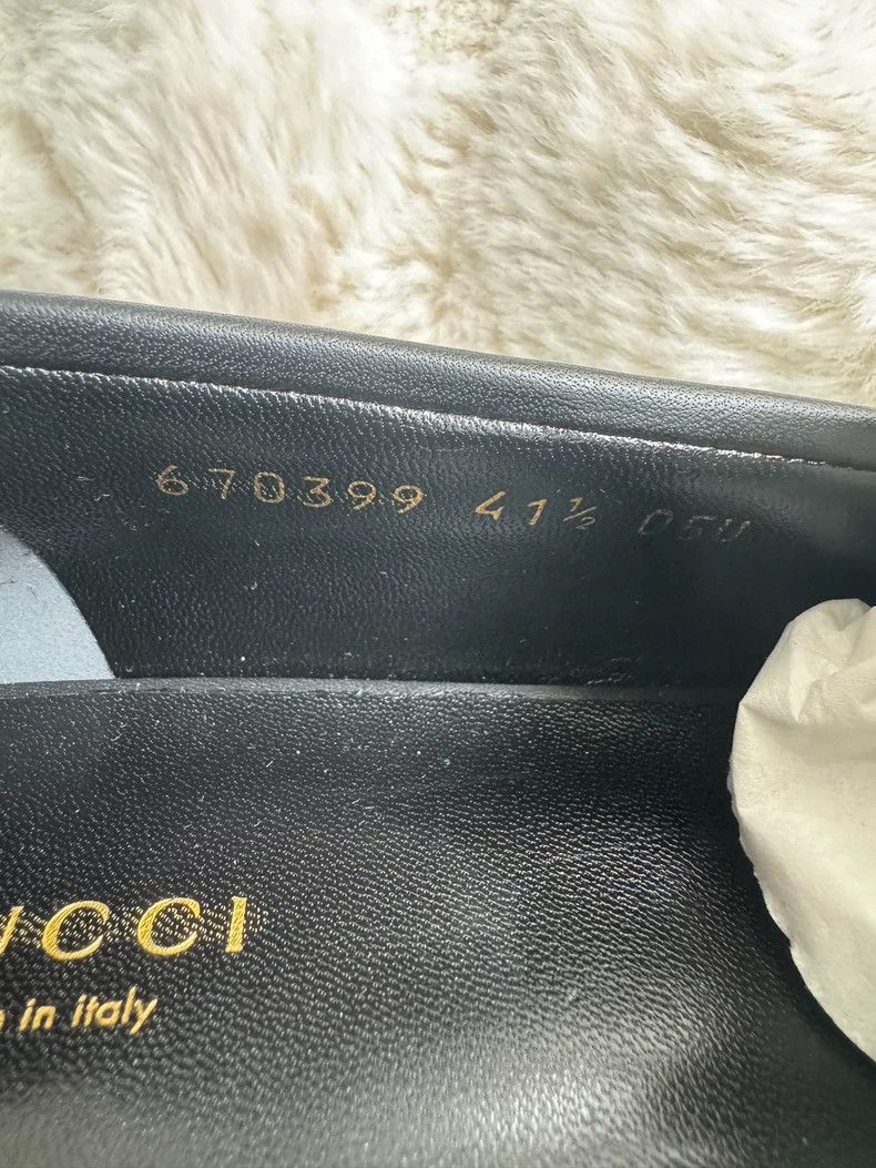 Gucci Guicci Lefuxie leather shoes Size US 8.5 / EU 41-42 - 7 Thumbnail