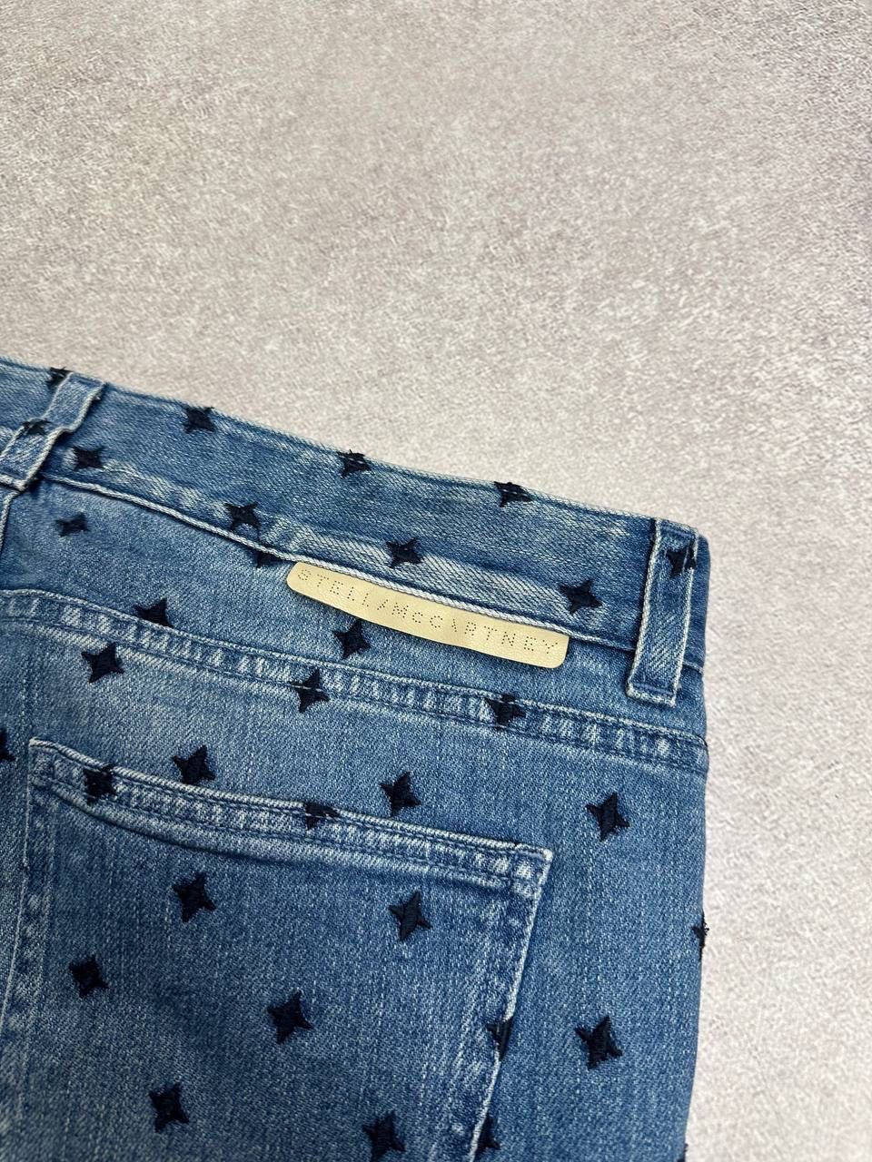 Stella McCartney WMNS Stella McCartney All Over Stars Denim Jeans Size 27" / US 4 / IT 40 - 3 Thumbnail