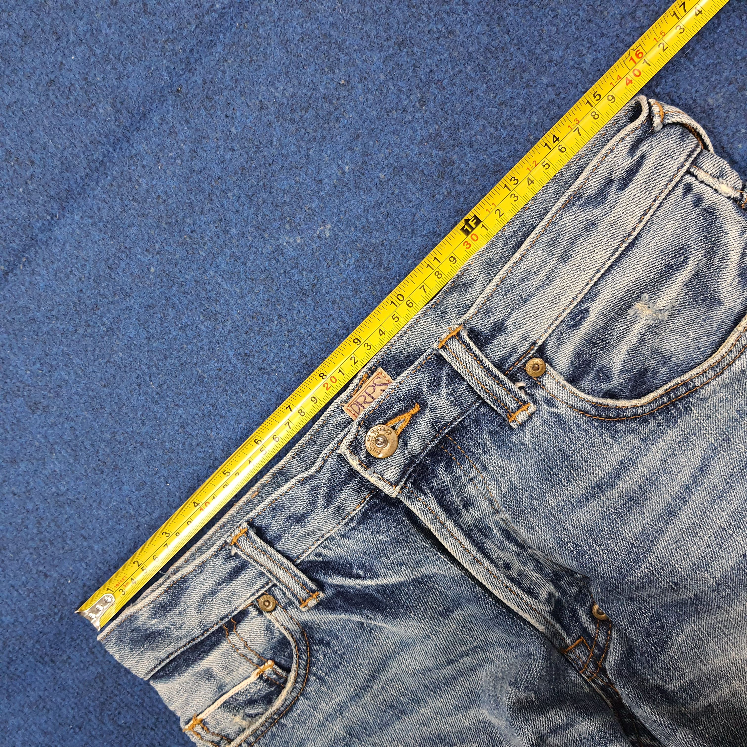 Prps Vintage PRPS Selvedge Camo Pocket Distressed Jeans C297N16 Size US 31 - 15 Thumbnail