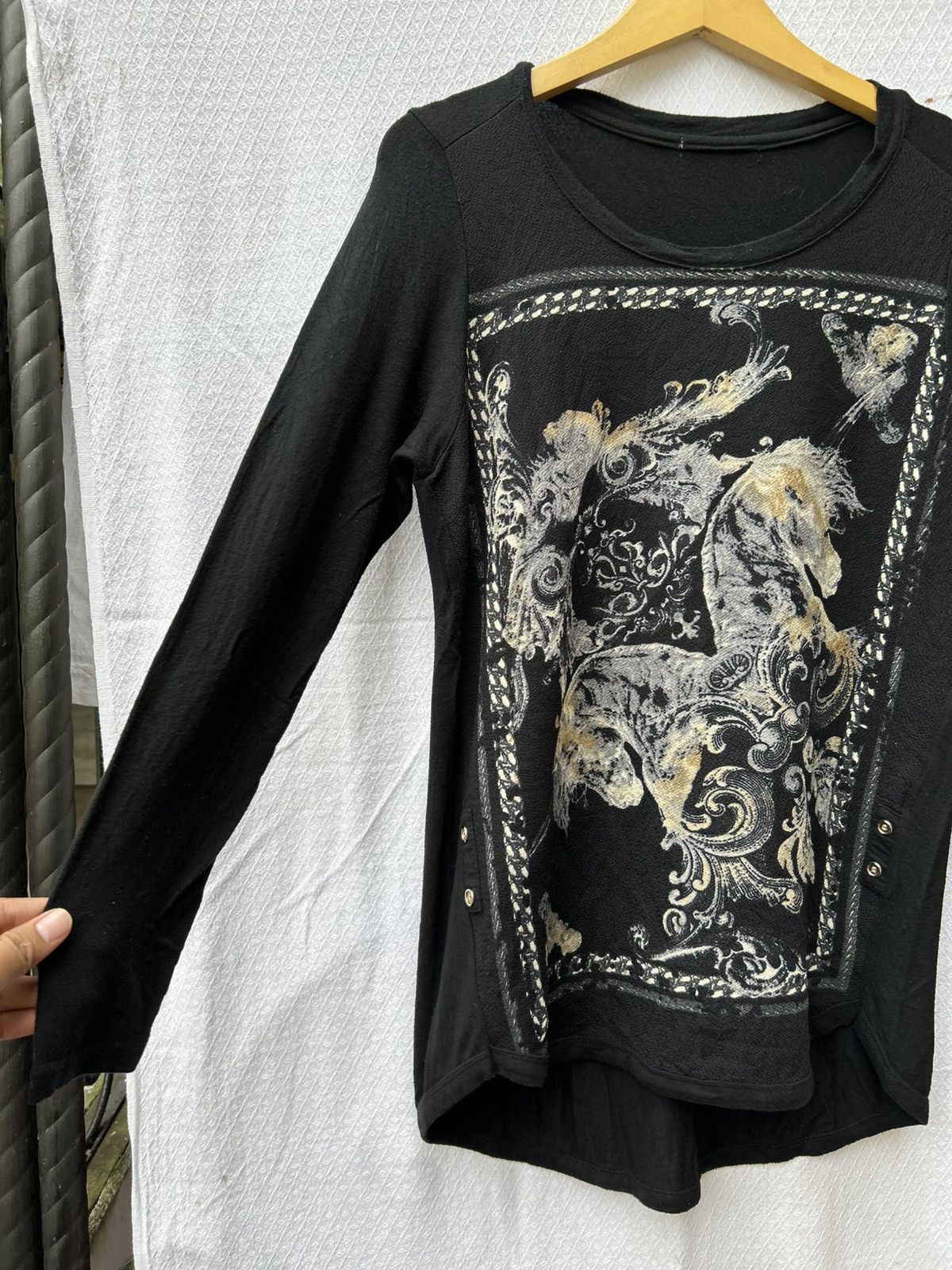 20471120 × Japanese Brand Japanese style tribal poem longsleeve Size US L / EU 52-54 / 3 - 5 Thumbnail
