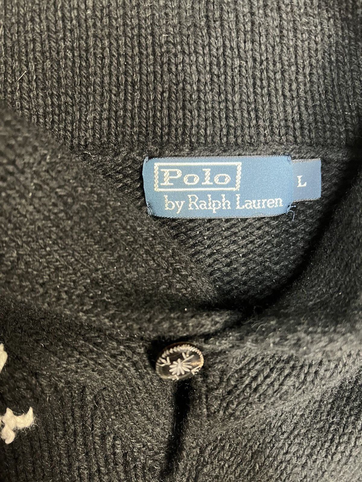Polo Ralph Lauren × Ralph Lauren Vintage 90s Ralph Lauren American Flag USA Sweater Y2K Size US L / EU 52-54 / 3 - 7 Thumbnail