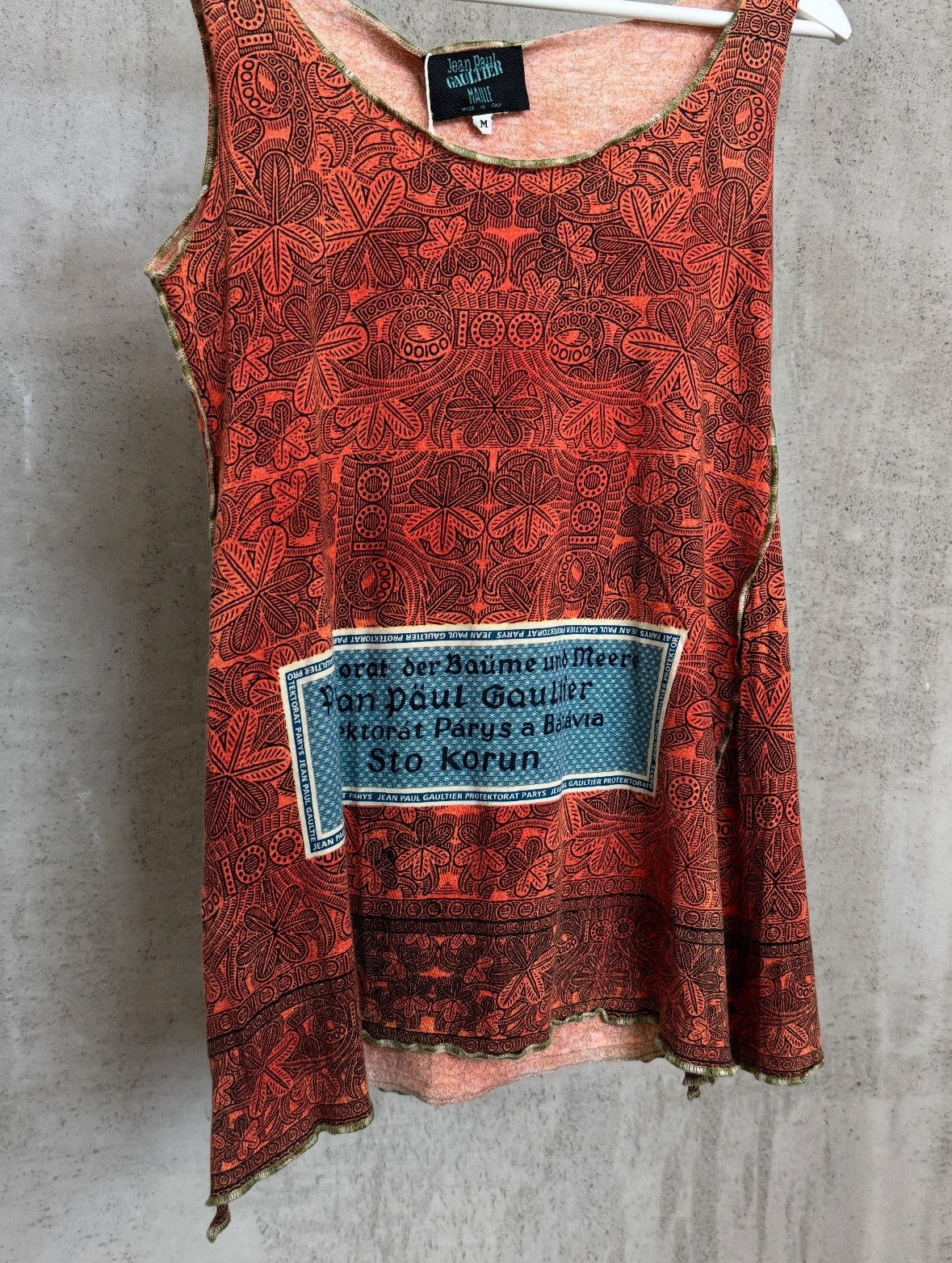 Jean Paul Gaultier Jean Paul Gaultier “Aztec” Collection Tank Top SS94 Size M / US 6-8 / IT 42-44 - 3 Thumbnail