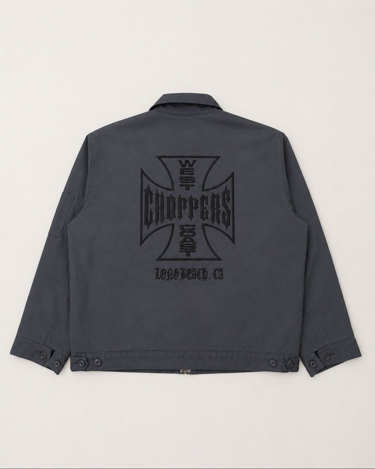 Vintage Jesse James West Coast Choppers Aramark Work jacket Size US L / EU 52-54 / 3 - 1 Thumbnail