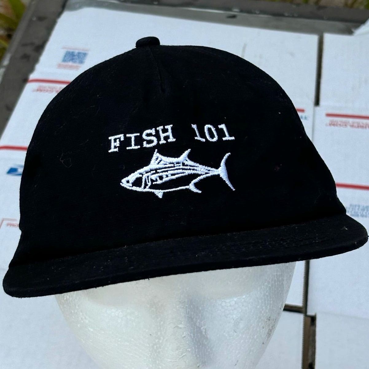 Other Black & White Fish 101 Men's Hat Size ONE SIZE - 1 Thumbnail