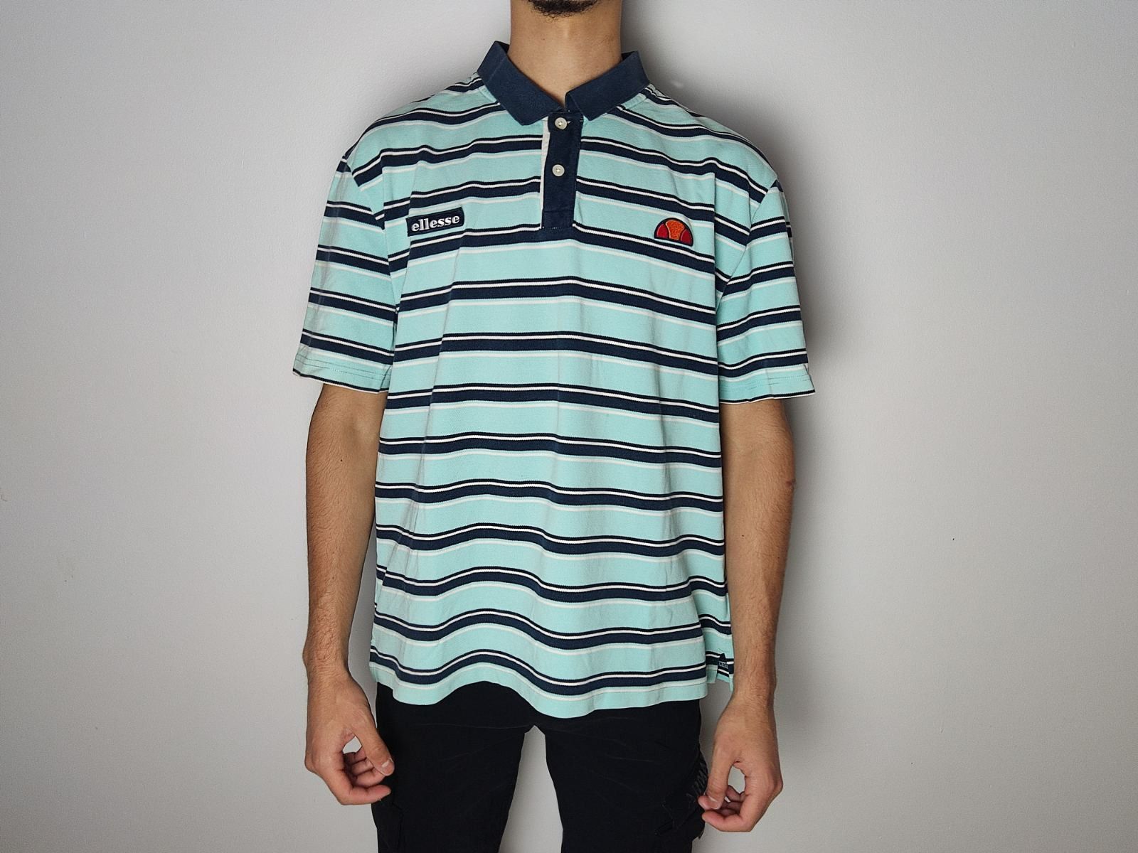 Ellesse Striped polo shirt Size US XL / EU 56 / 4 - 1 Thumbnail