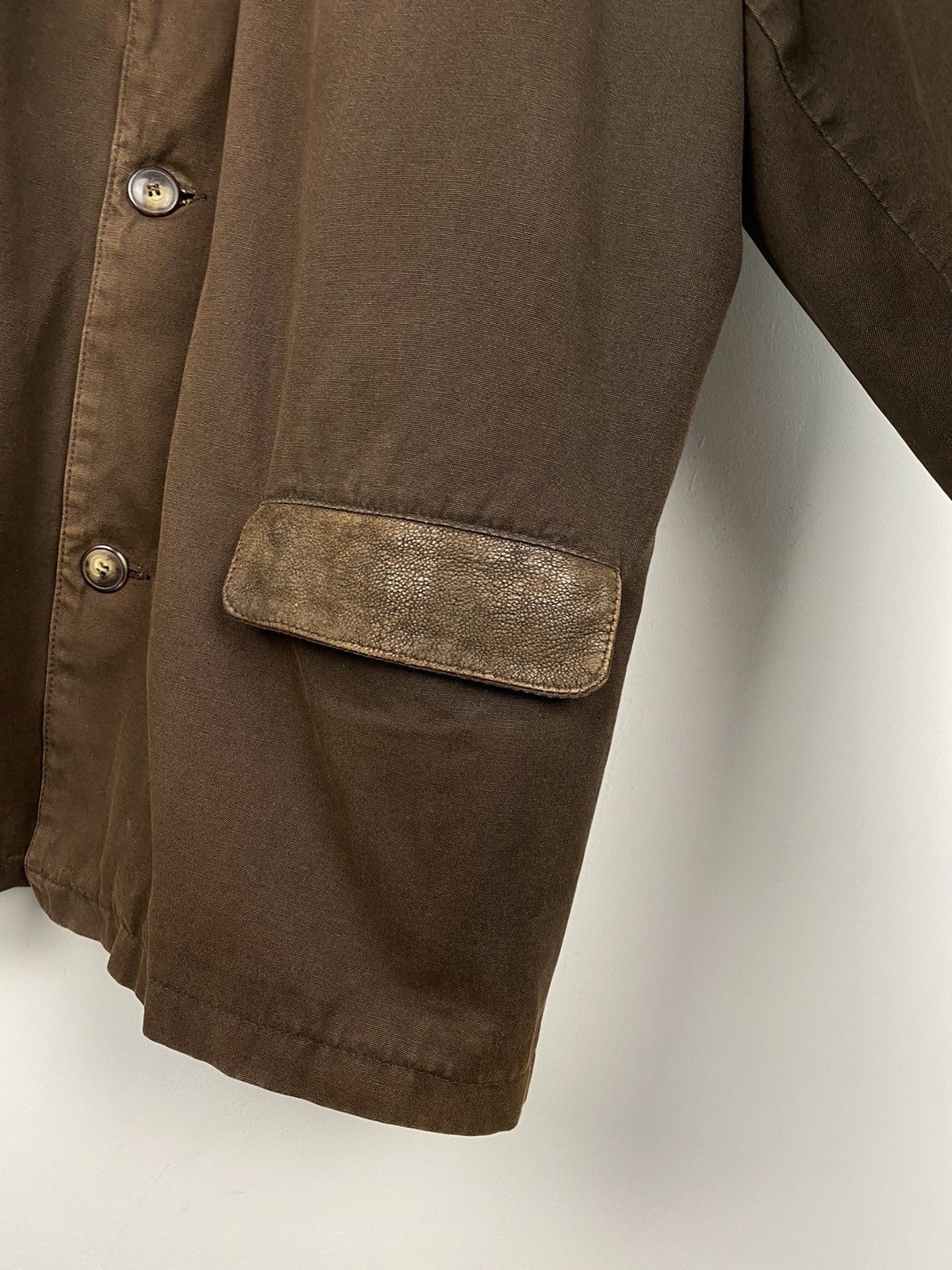 Chevignon Vintage Chevignon Cotton Leather Jacket Schott Western Size US XL / EU 56 / 4 - 3 Thumbnail