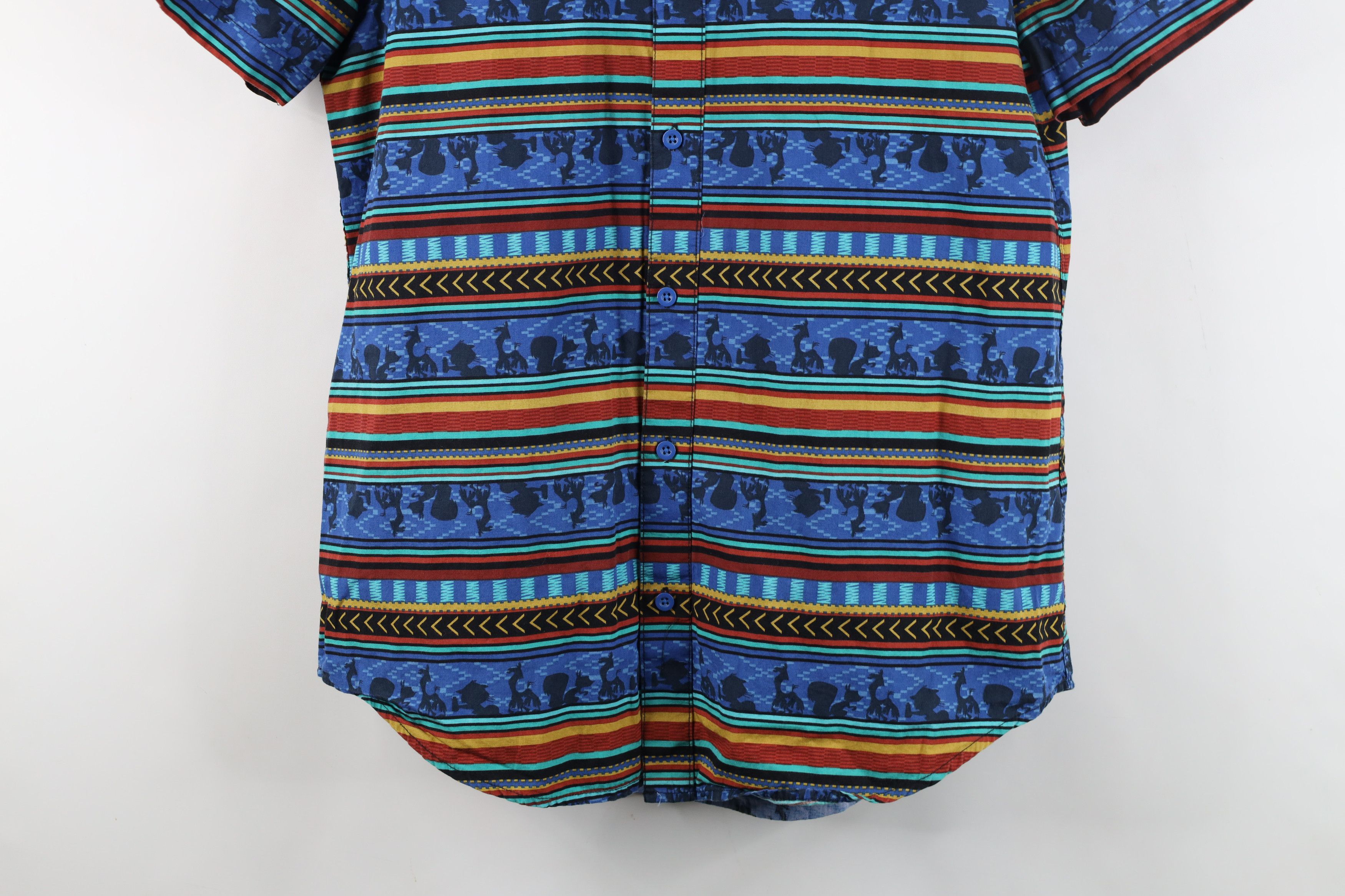 Disney Vintage Disney New Groove Rainbow All Over Print Shirt Size US M / EU 48-50 / 2 - 3 Thumbnail