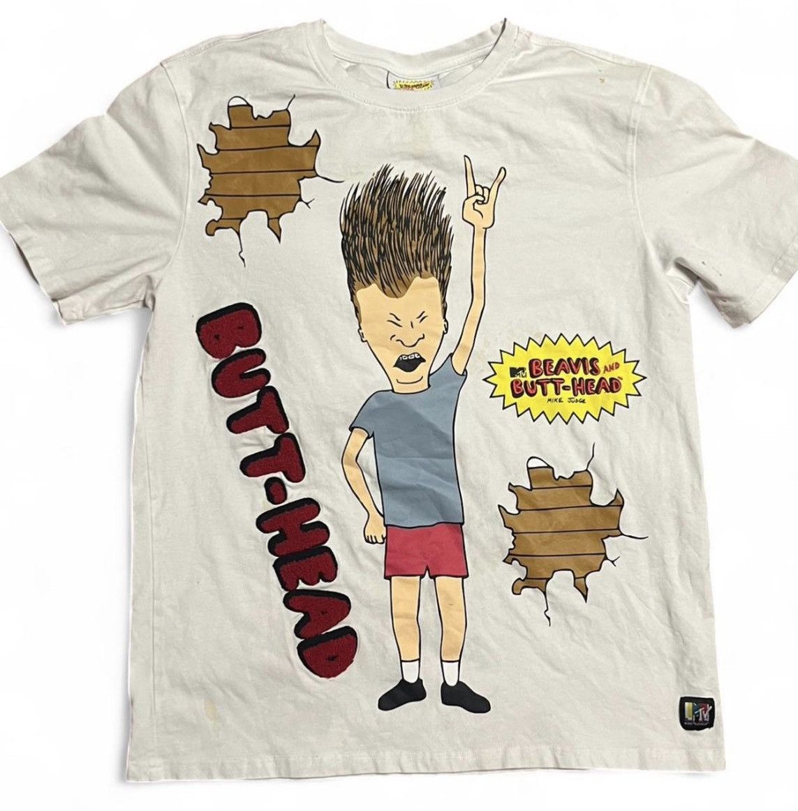 Mtv Vintage Beavis and Butt-Head MTV Y2K Graphic Tee Medium Size US M / EU 48-50 / 2 - 2 Thumbnail