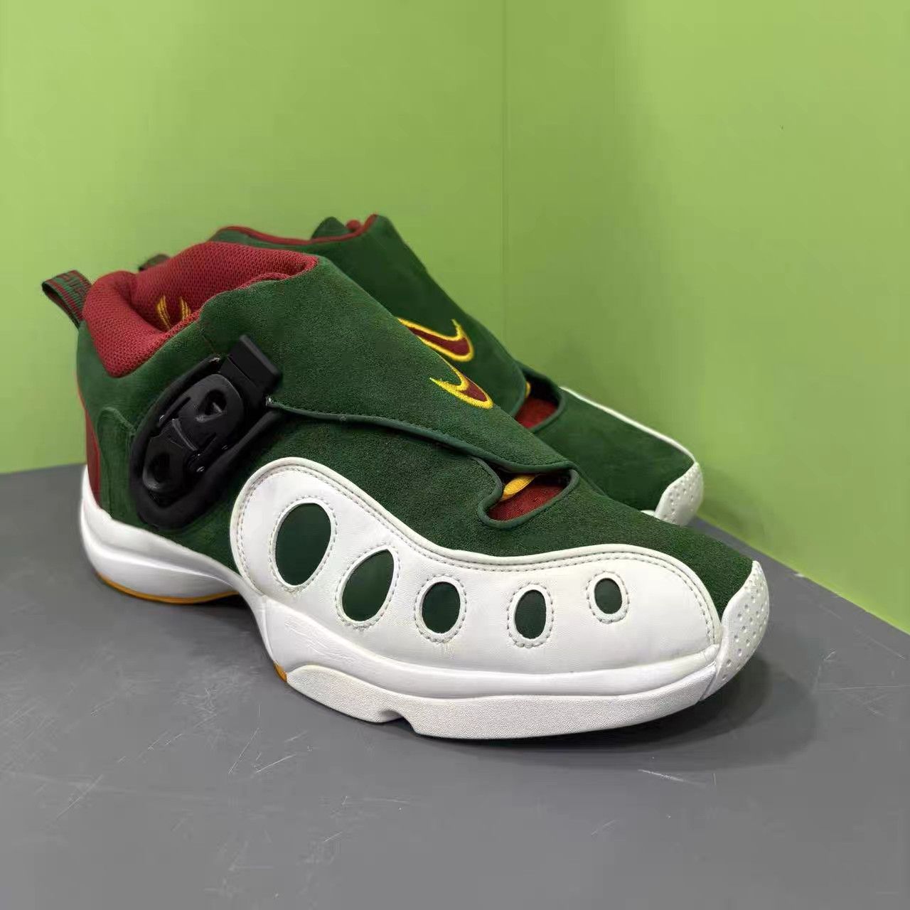 Nike Nike Air Zoom GP Gary Payton White Green K15 Size US 10 / EU 43 - 4 Thumbnail