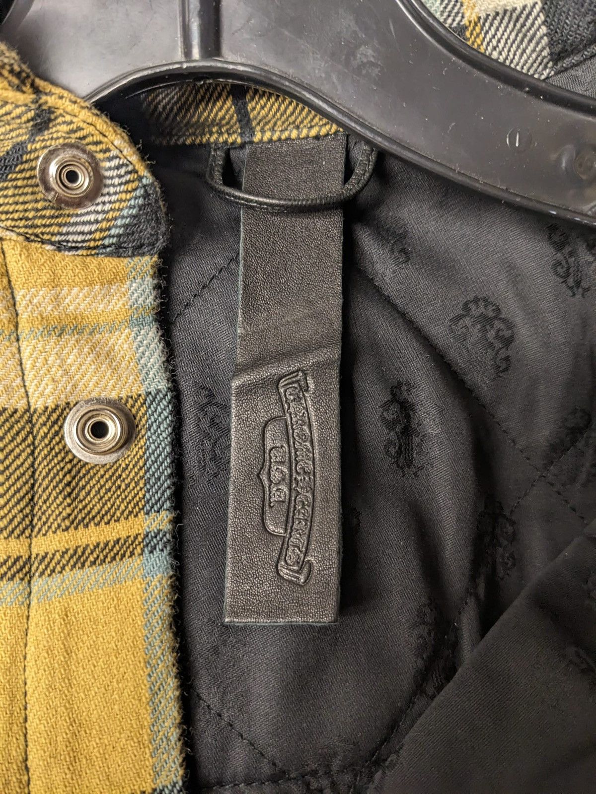 Chrome Hearts CHROME HEARTS CH FLANNEL JACKET XL YELLOW Size US XL / EU 56 / 4 - 4 Thumbnail