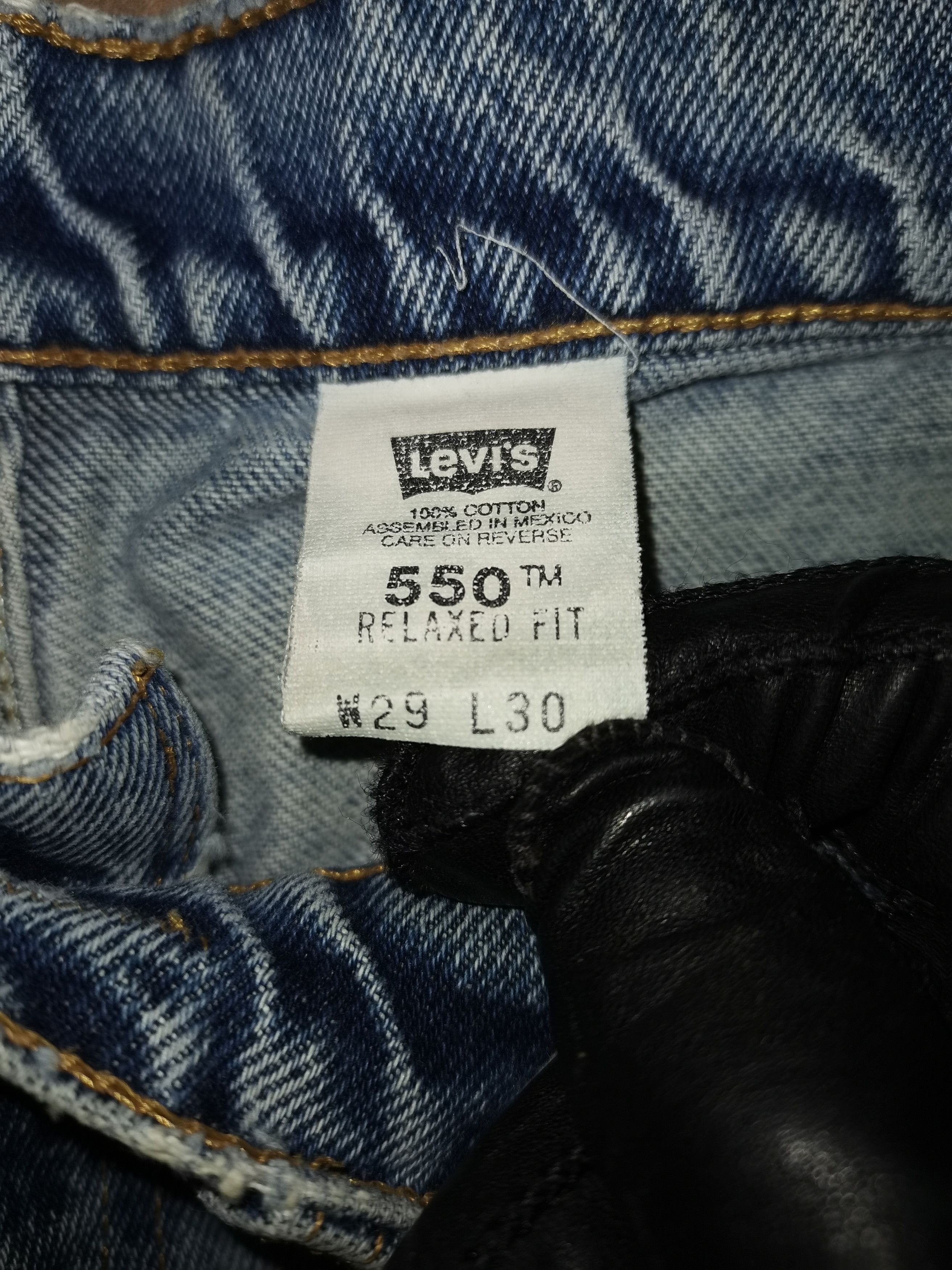Levi's × Levi's Vintage Clothing × Vintage Levis 550 patchwork shorts rare design Size US 29 - 10 Thumbnail
