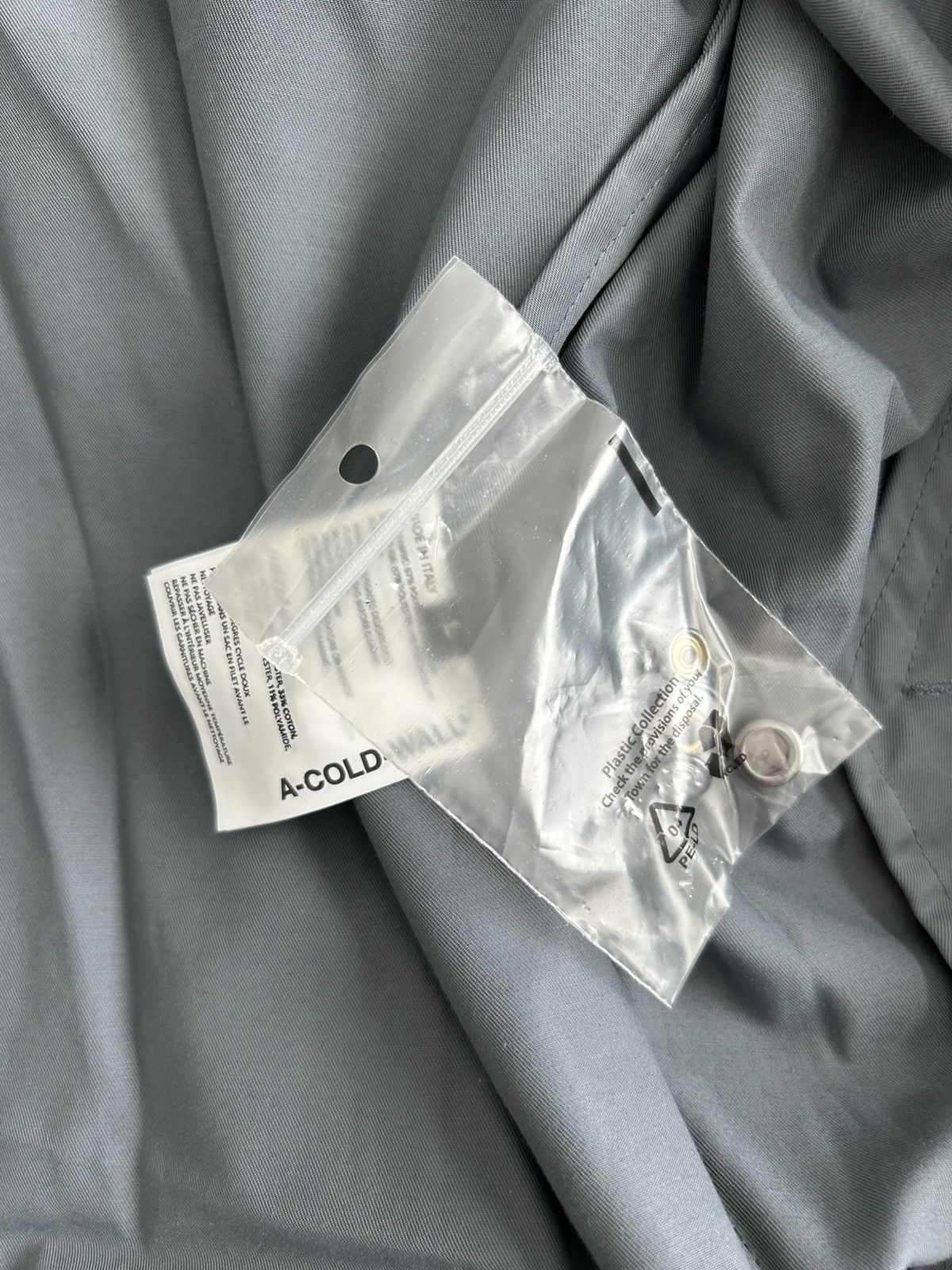A-COLD-WALL* A Cold Wall Cinch Bomber Jacket Slate ACW Italy Size US L / EU 52-54 / 3 - 5 Thumbnail