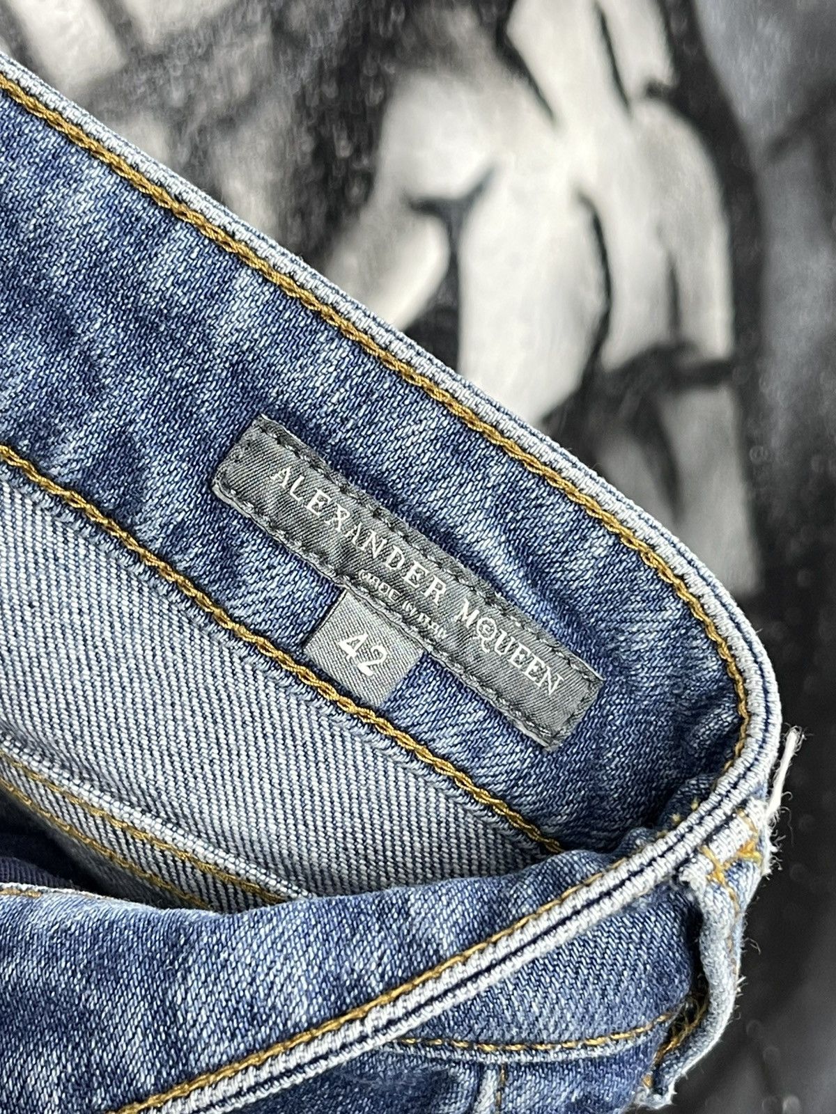 Alexander McQueen Alexander McQueen Blue Slim Jeans Women’s Size 42 Size 28" / US 6 / IT 42 - 18 Thumbnail