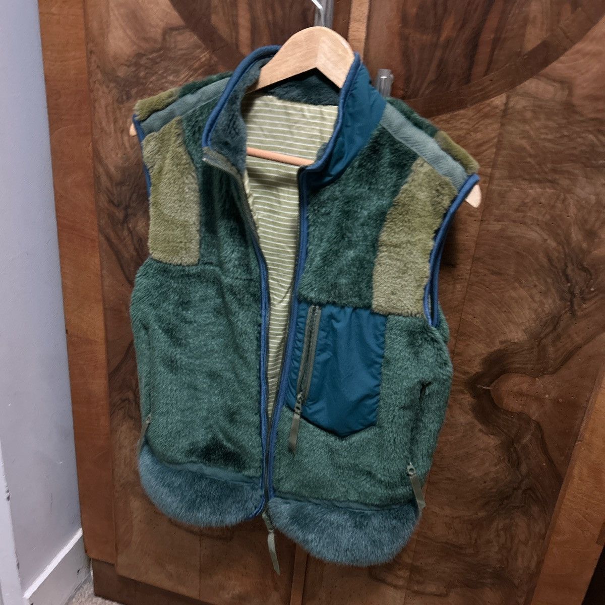 Japanese Brand Rebirth To Tabura Rasa - Faux Fur Vest Size US M / EU 48-50 / 2 - 3 Thumbnail