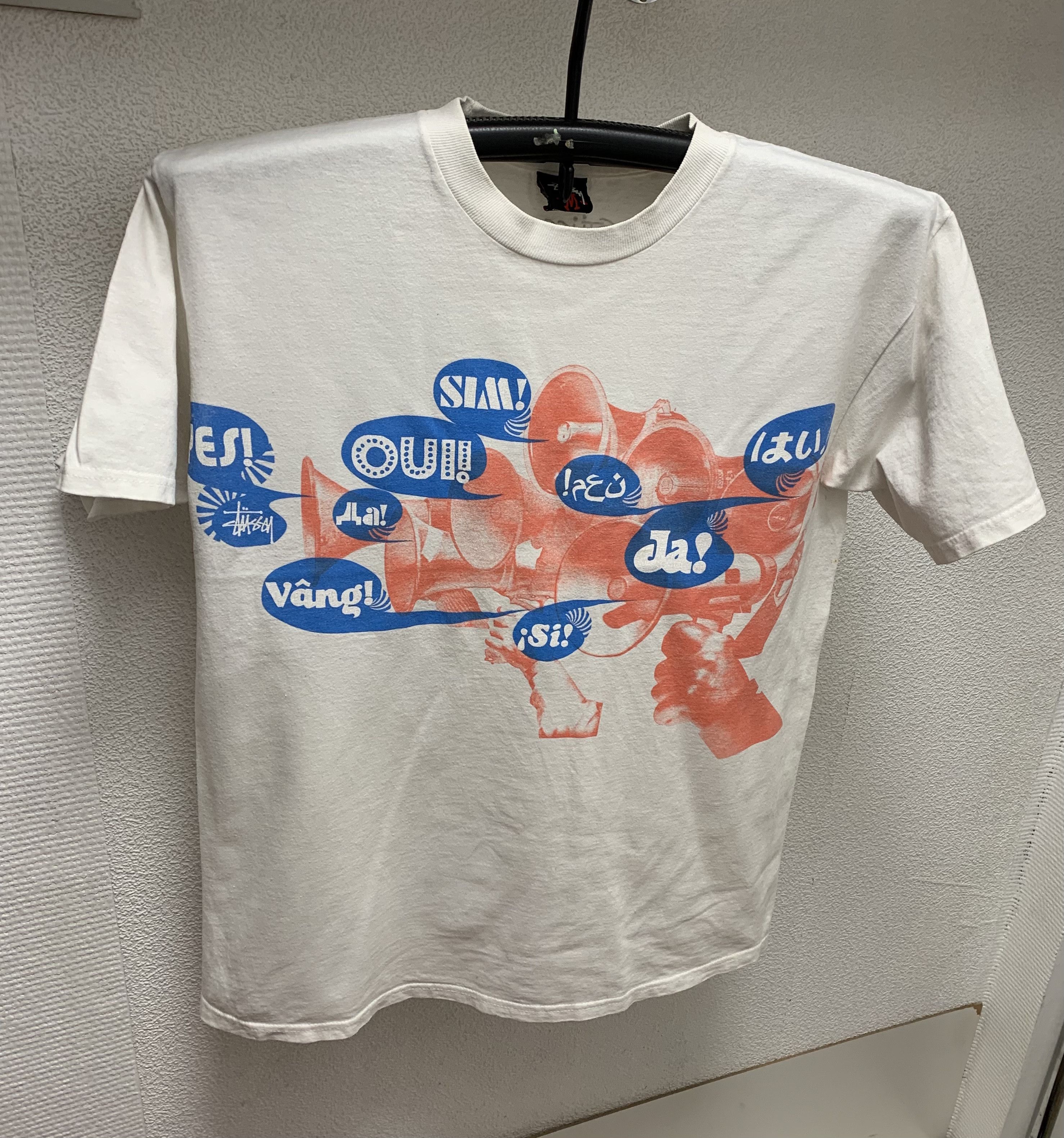 Stussy × Vintage Stussy x Brent Rollins vintage white t Stussy × Vintage Stussy x Brent Rollins vintage white t