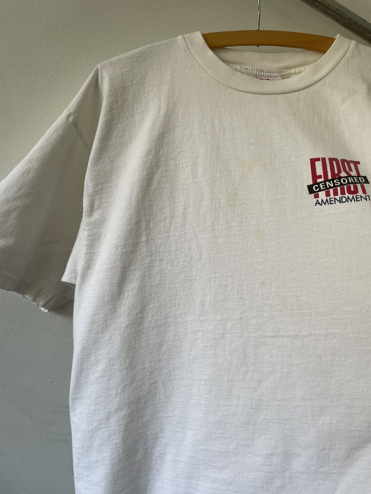 Vintage Crazy 90s SEX First Amendment Censored tee Size US XL / EU 56 / 4 - 8 Thumbnail