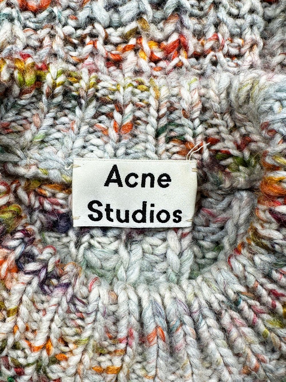 Acne Studios Acne Studios Zora Multicoloured Chunky Knitted Sweater Size US S / EU 44-46 / 1 - 5 Thumbnail