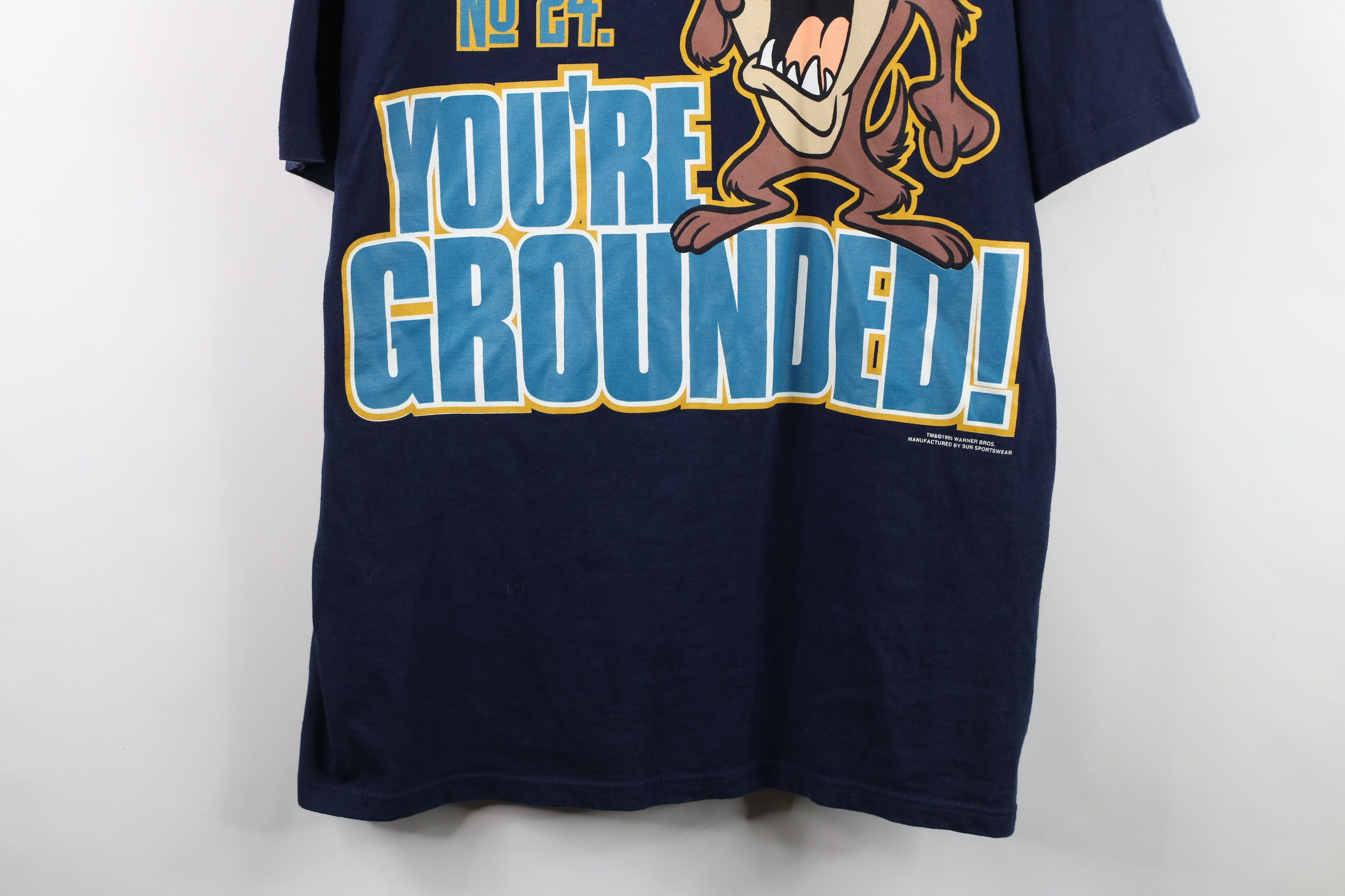 Vintage Vintage 90s Looney Tunes Tazmanian Devil Dad You're T-Shirt Size US L / EU 52-54 / 3 - 3 Thumbnail