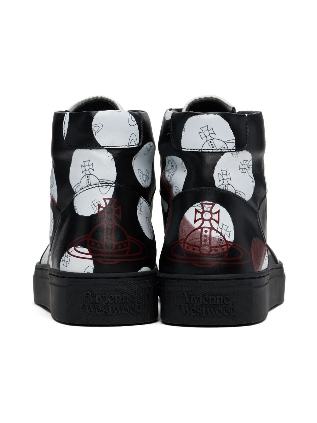 Vivienne Westwood o1f1d3z0426 Classic Hi-Top Sneakers in Black Size US 11 / EU 44 - 2 Thumbnail