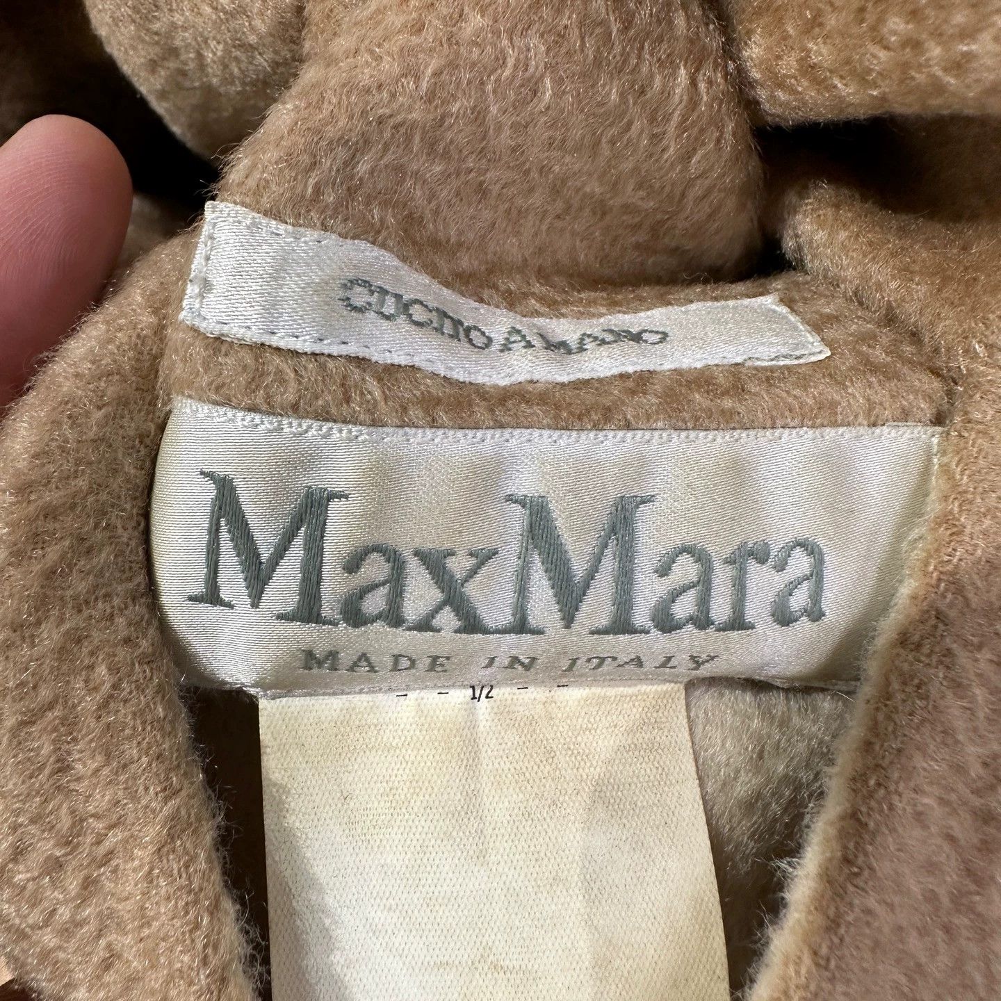 Maxmara Lilia 2-sided Cashmere Tie-waist Coat 32