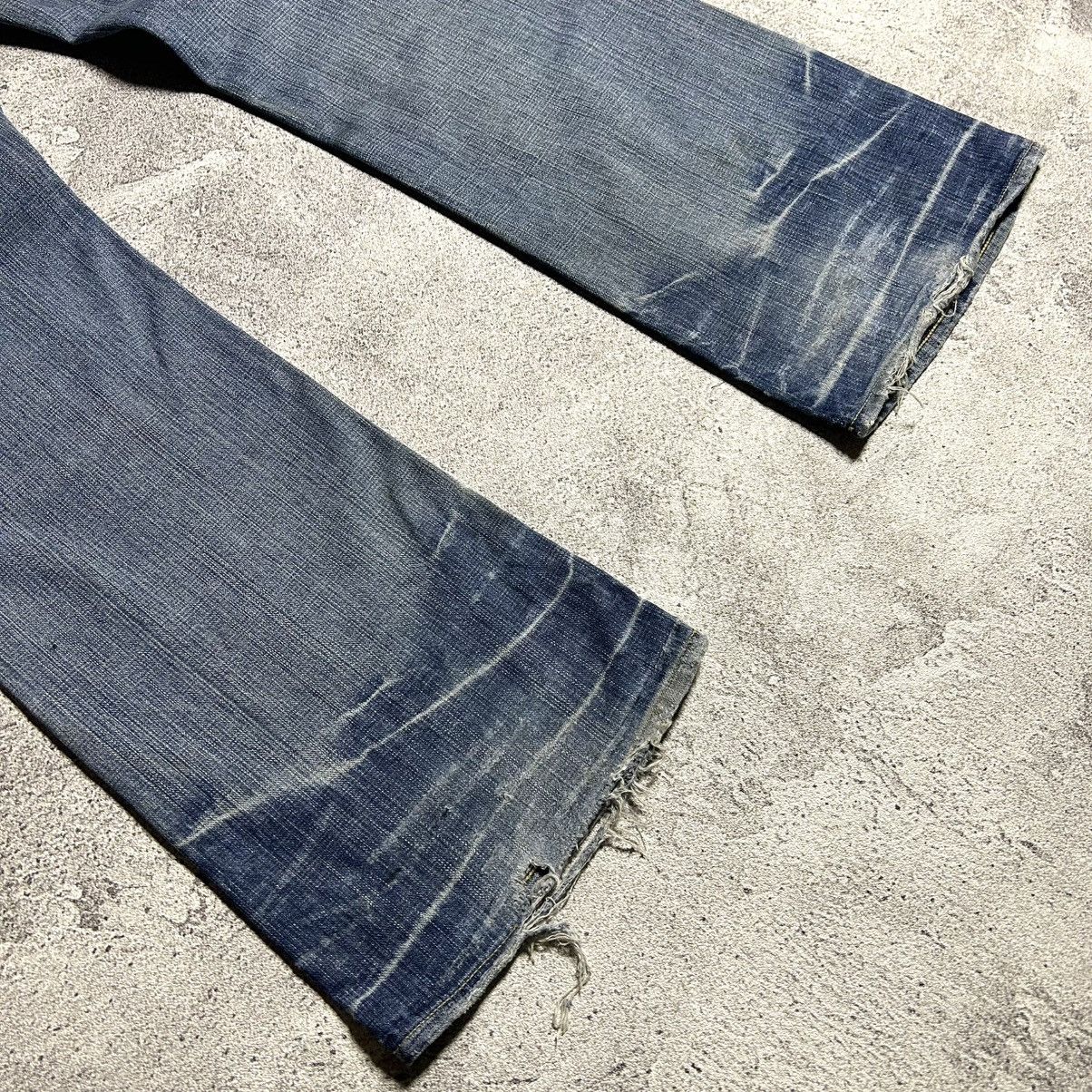 Japanese Brand Vintage SACRED BLUE Flared Denim Patchwork USA Size US 32 / EU 48 - 19 Thumbnail