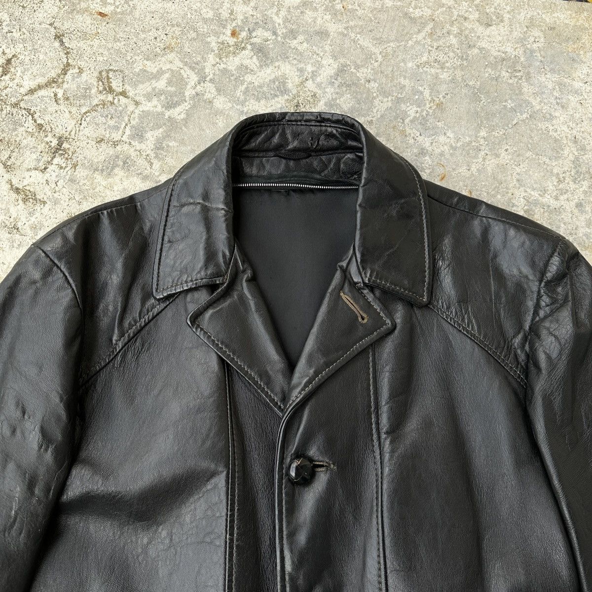 Leather 70s Anthony Bourdain Shop Car Coat leather jacket ERD Size US L / EU 52-54 / 3 - 7 Thumbnail