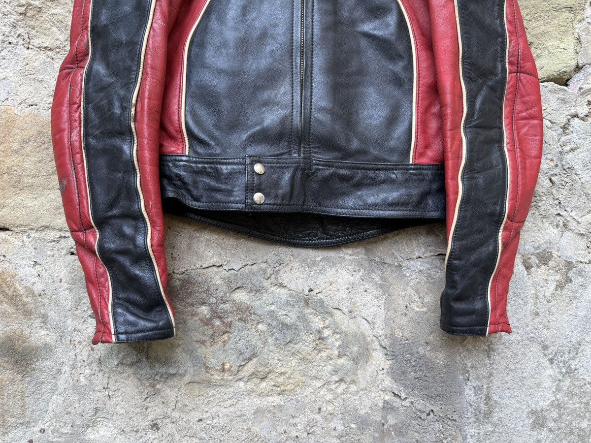 Vintage Vintage 90s Motorcycle Leather Biker Cafe Racer Jacket Size US M / EU 48-50 / 2 - 5 Thumbnail
