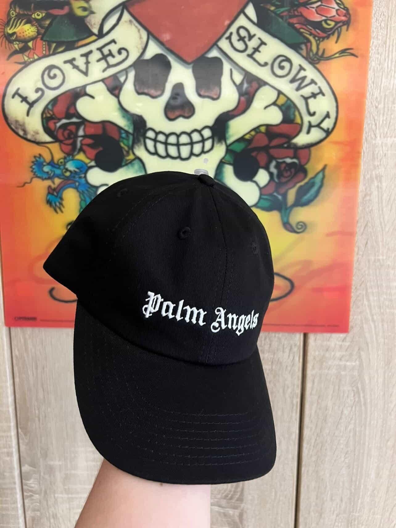 Palm Angels Palm Angels Classics Logo SnapBack Cap Black 💥🔥 Size ONE SIZE - 6 Thumbnail