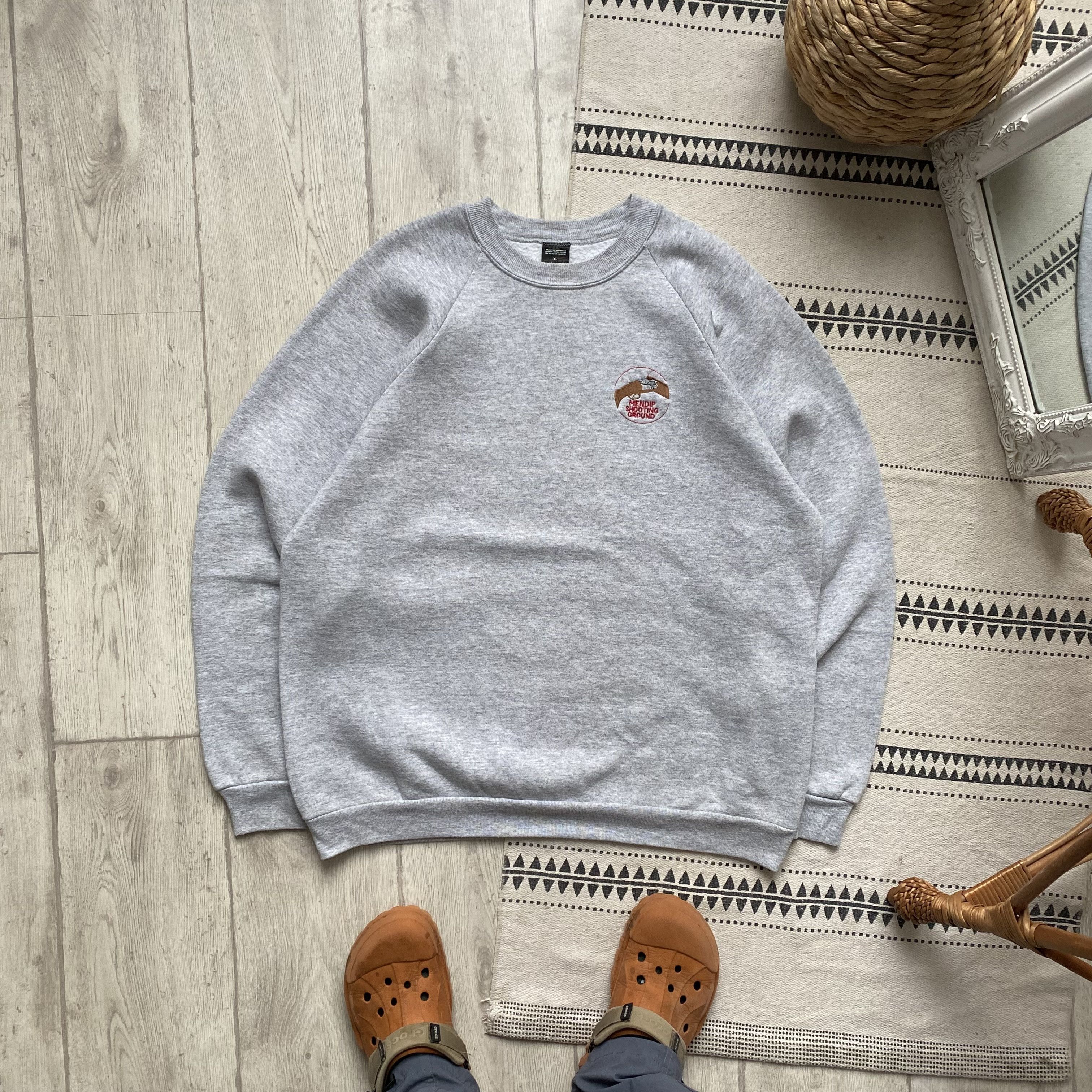 Russell Athletic Russell Athletic Style Vintage 90s Blanc sweatshirt Size US XL / EU 56 / 4 - 1 Thumbnail