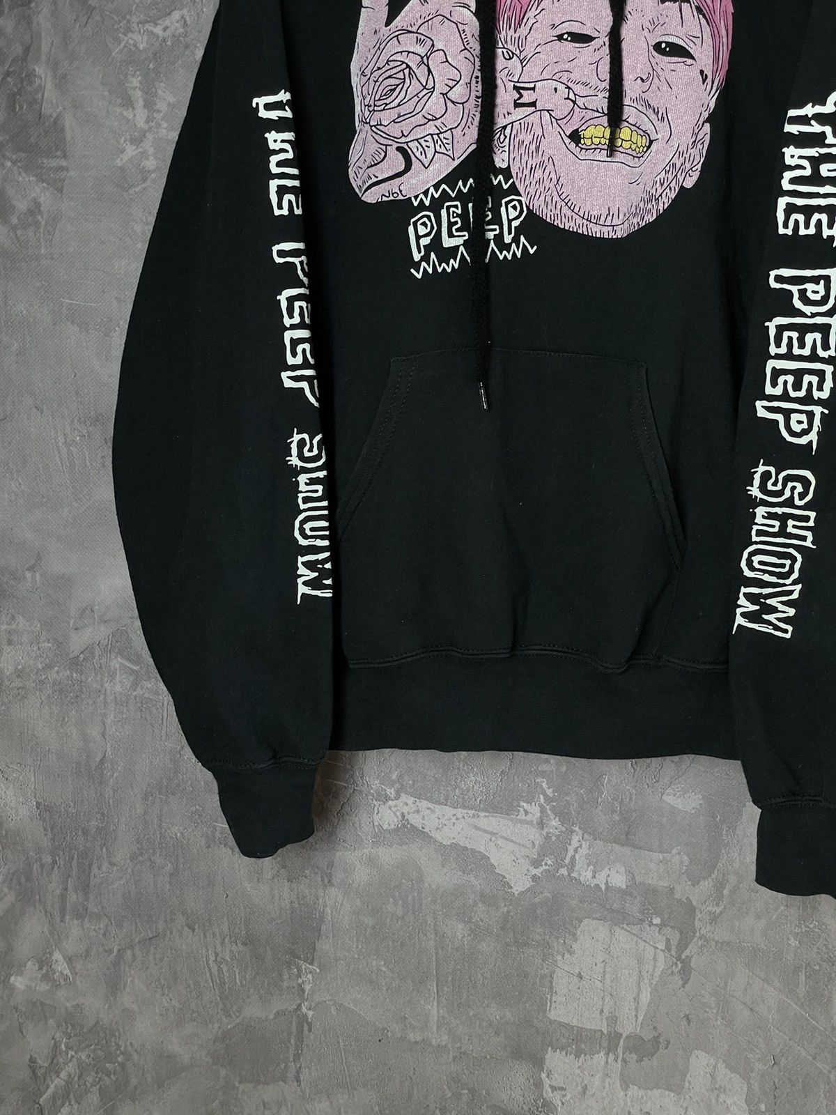 Lil Peep × Rap Tees × Vintage Lil Peep Broken Smile Hoodie Big Logo Size US M / EU 48-50 / 2 - 5 Thumbnail