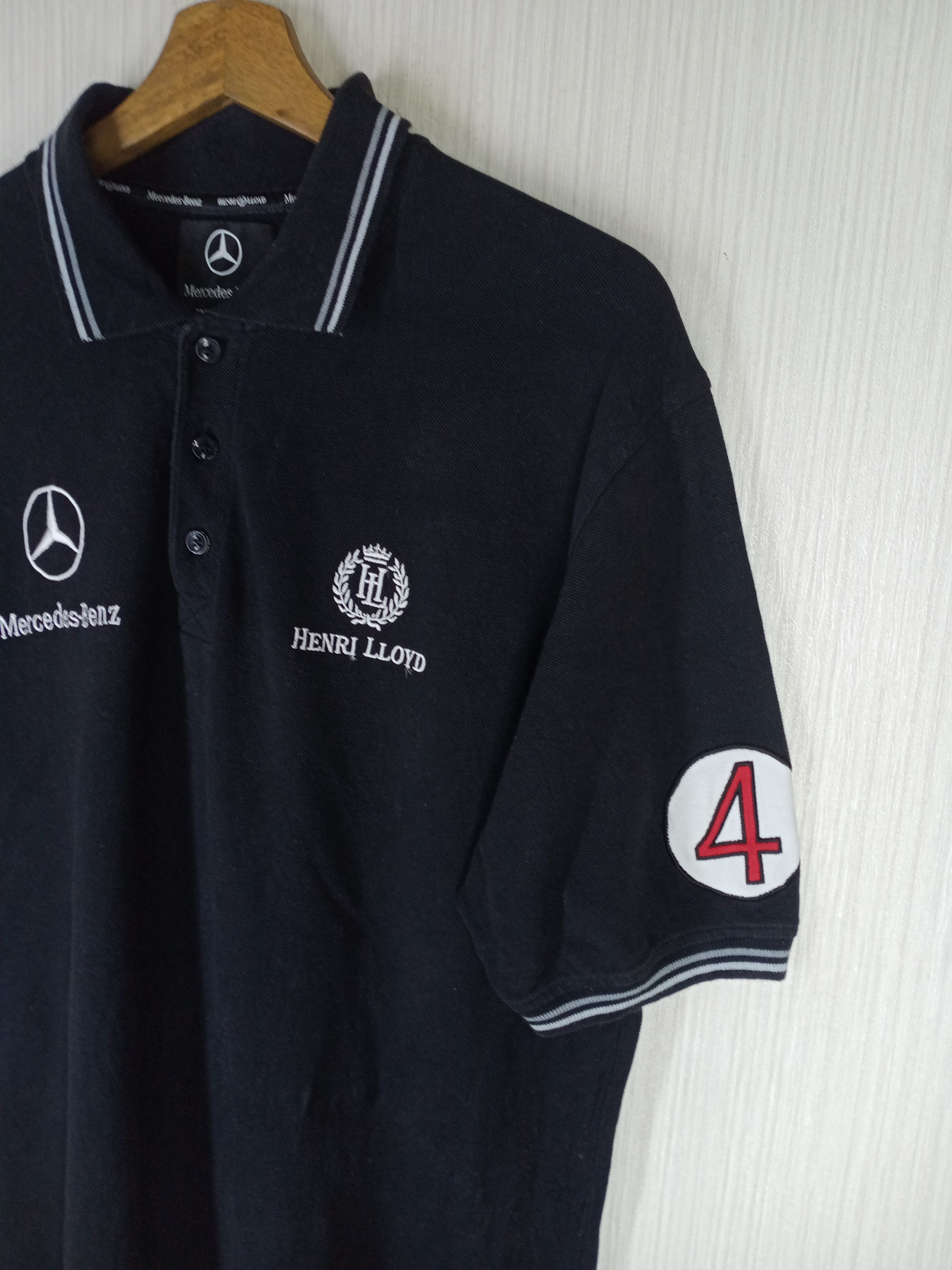 Henri Lloyd Rare Mercedes Benz x Henry Lloyd Polo Shirt Size US L / EU 52-54 / 3 - 3 Thumbnail