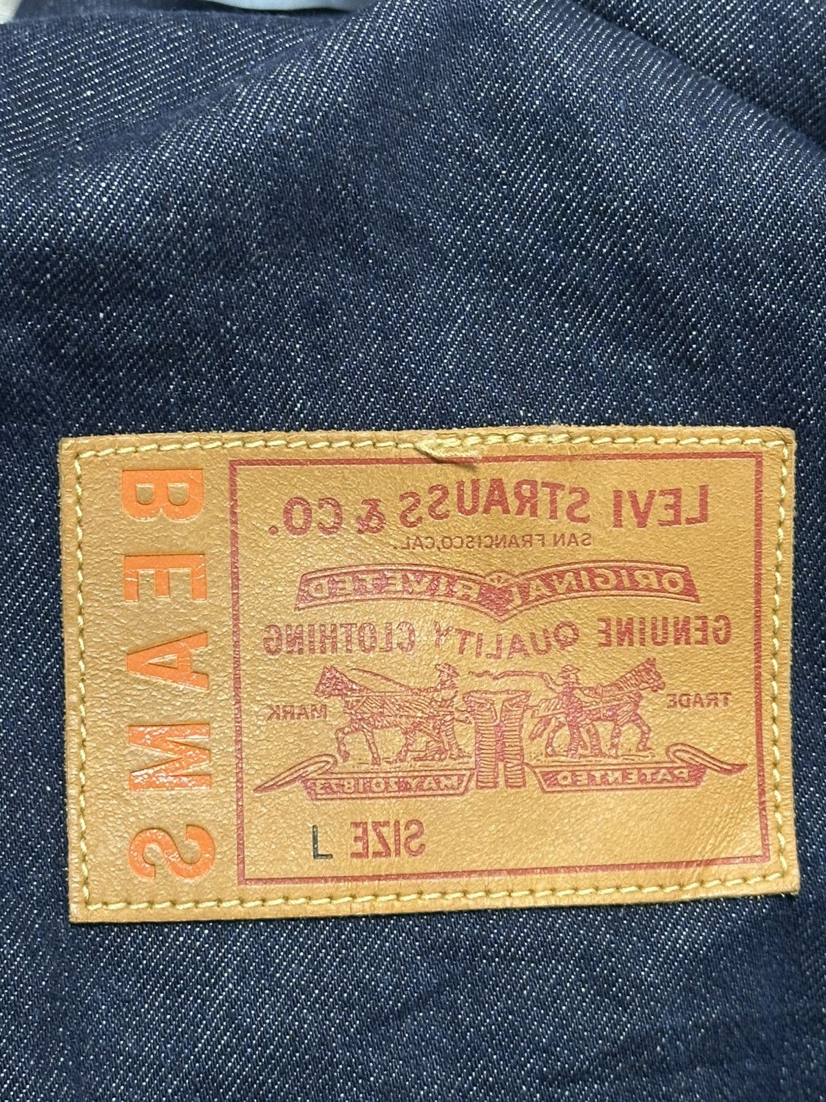 Levi's Levi's x Beams "Inside Out" collection denim shirt. Size US L / EU 52-54 / 3 - 22 Thumbnail