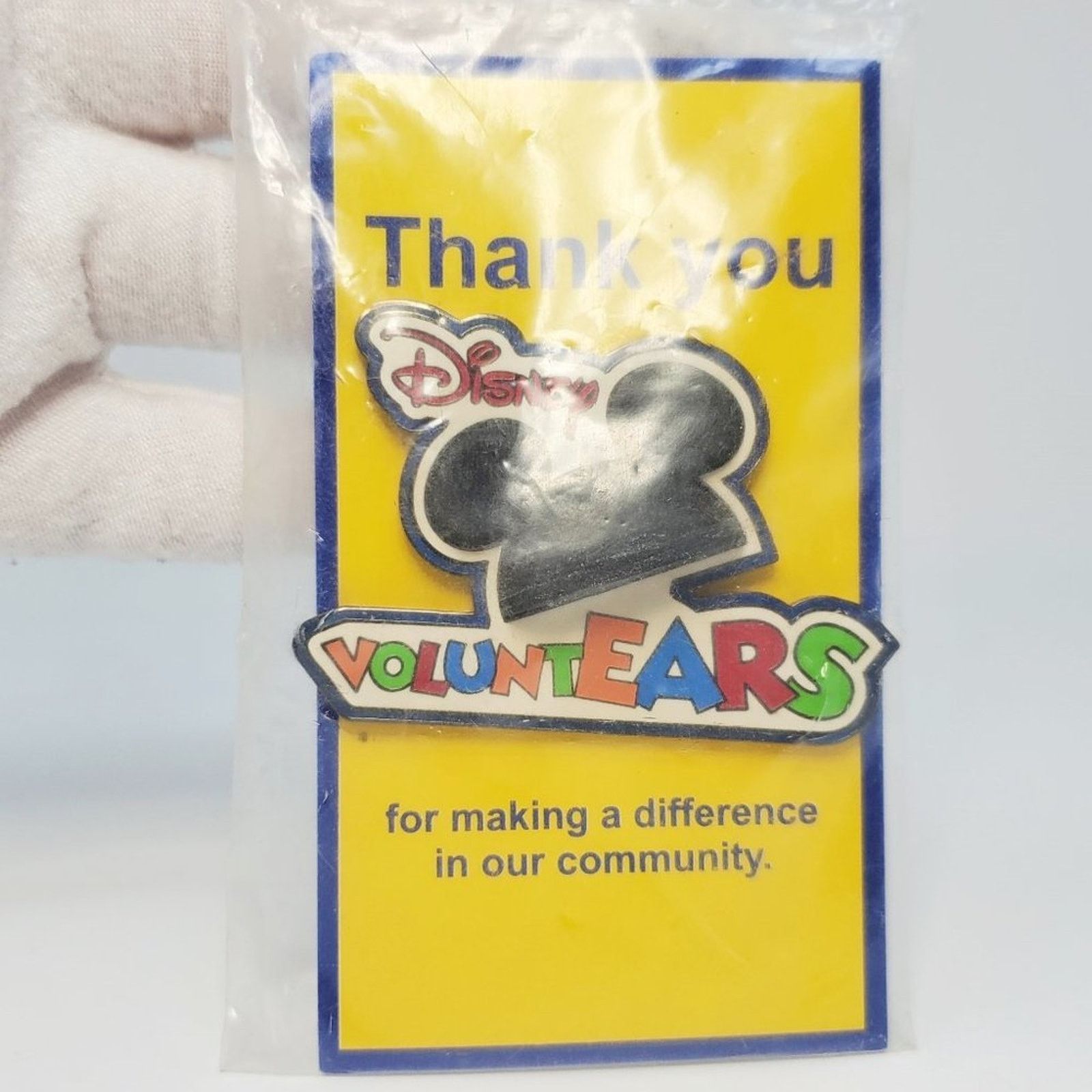Disney Disney VoluntEARS 3-D Rubber Enamel Pin NIP Size ONE SIZE - 2 Thumbnail