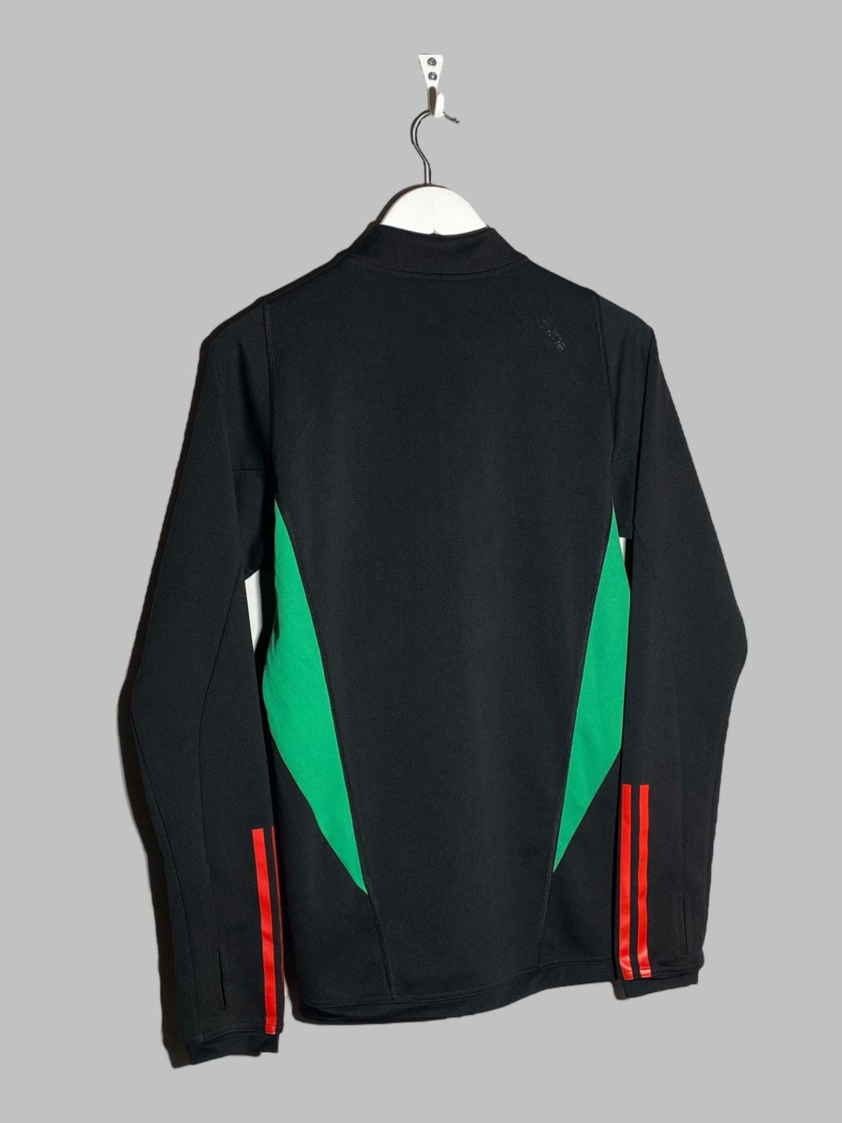 Other 🔥 MANCHESTER UNITED ADIDAS MEGASTORE TEZOS TECH TOP 🔴⚫ Size US S / EU 44-46 / 1 - 2 Thumbnail