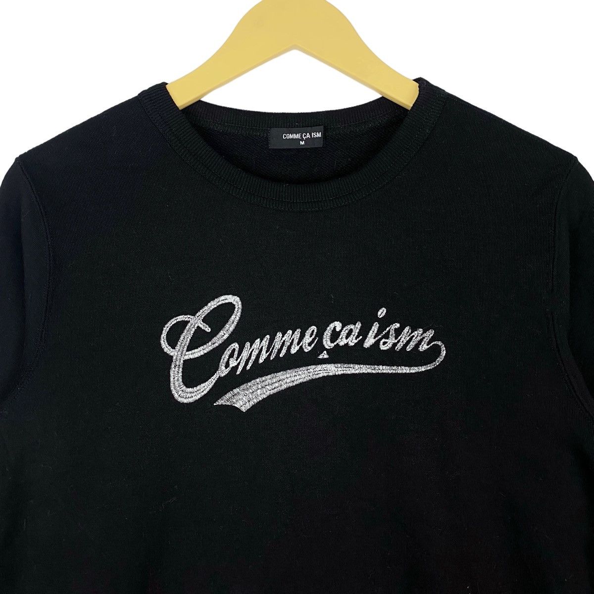 Designer × Vintage Comme Sa Ism Spellout Logo Sweatshirt Pullover Jumper Size US M / EU 48-50 / 2 - 2 Thumbnail