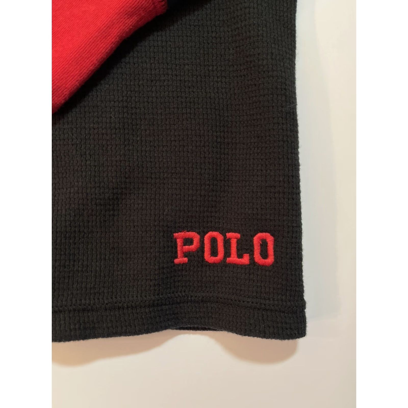 Polo Ralph Lauren Polo Ralph Lauren Men's Long Sleeve Thermal Sleep Shirt, Size L, Black, Classic Sleepwear Size US L / EU 52-54 / 3 - 4 Thumbnail