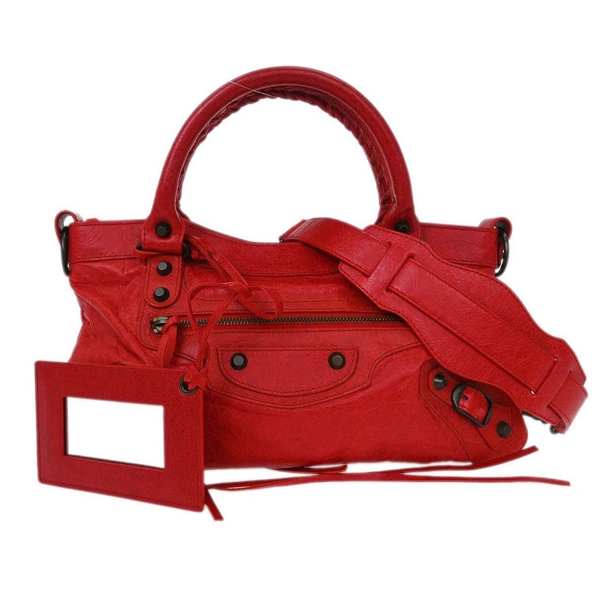 Balenciaga Balenciaga First Covered Classic Studs Bag Leather Size ONE SIZE - 1 Thumbnail