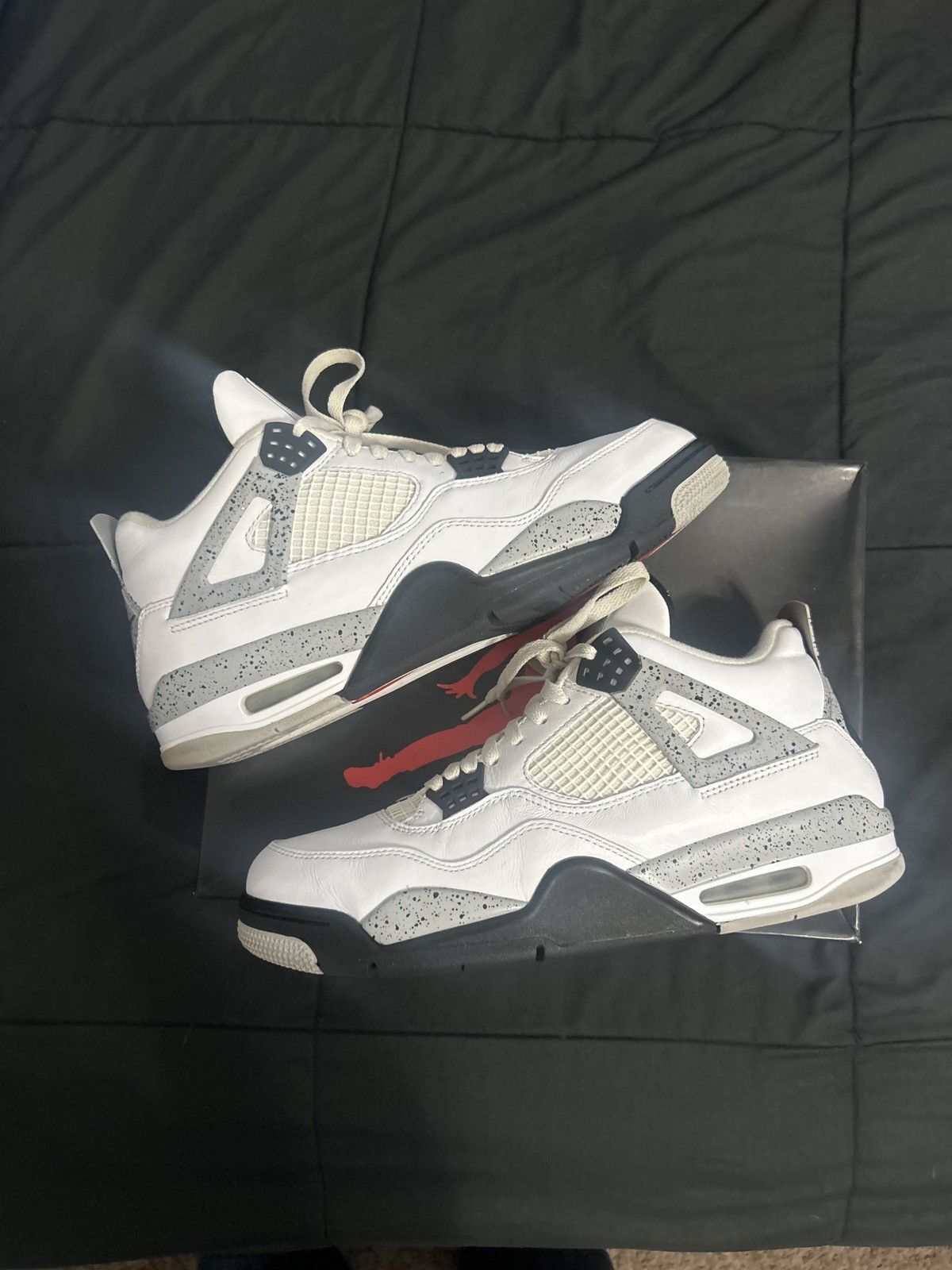 Jordan Brand Air Jordan 4 retro 2016 White Cement Size US 10.5 / EU 43-44 - 2 Thumbnail