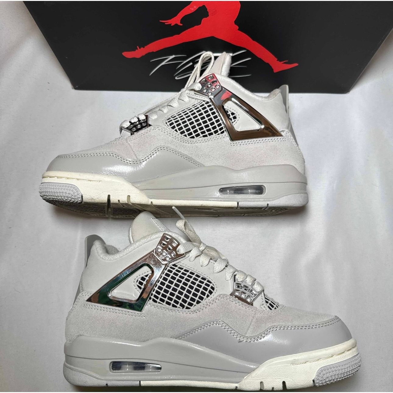 Jordan Brand × Nike Size 5.5 - Air Jordan 4 Retro Frozen Moments Women's Shoes Size US 5.5 / IT 35.5 - 3 Thumbnail