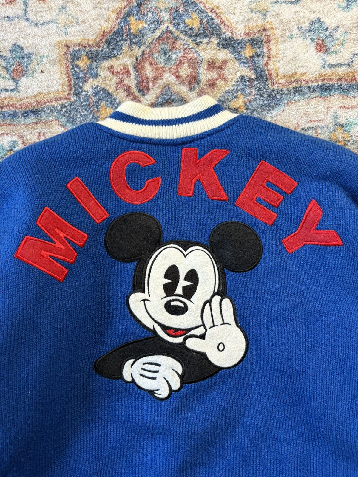 Mickey Mouse Vintage Mickey Mouse Sherpa Lined Zip-up Sweater Jacket Size US L / EU 52-54 / 3 - 5 Thumbnail