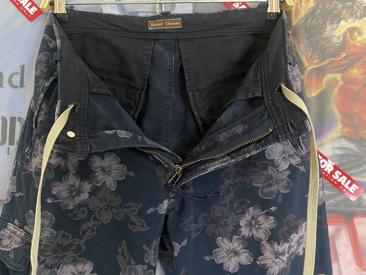 Hysteric Glamour Sunny Clouds Allover Print Floral Strght Leg like Denim Tear Size US 29 - 13 Thumbnail