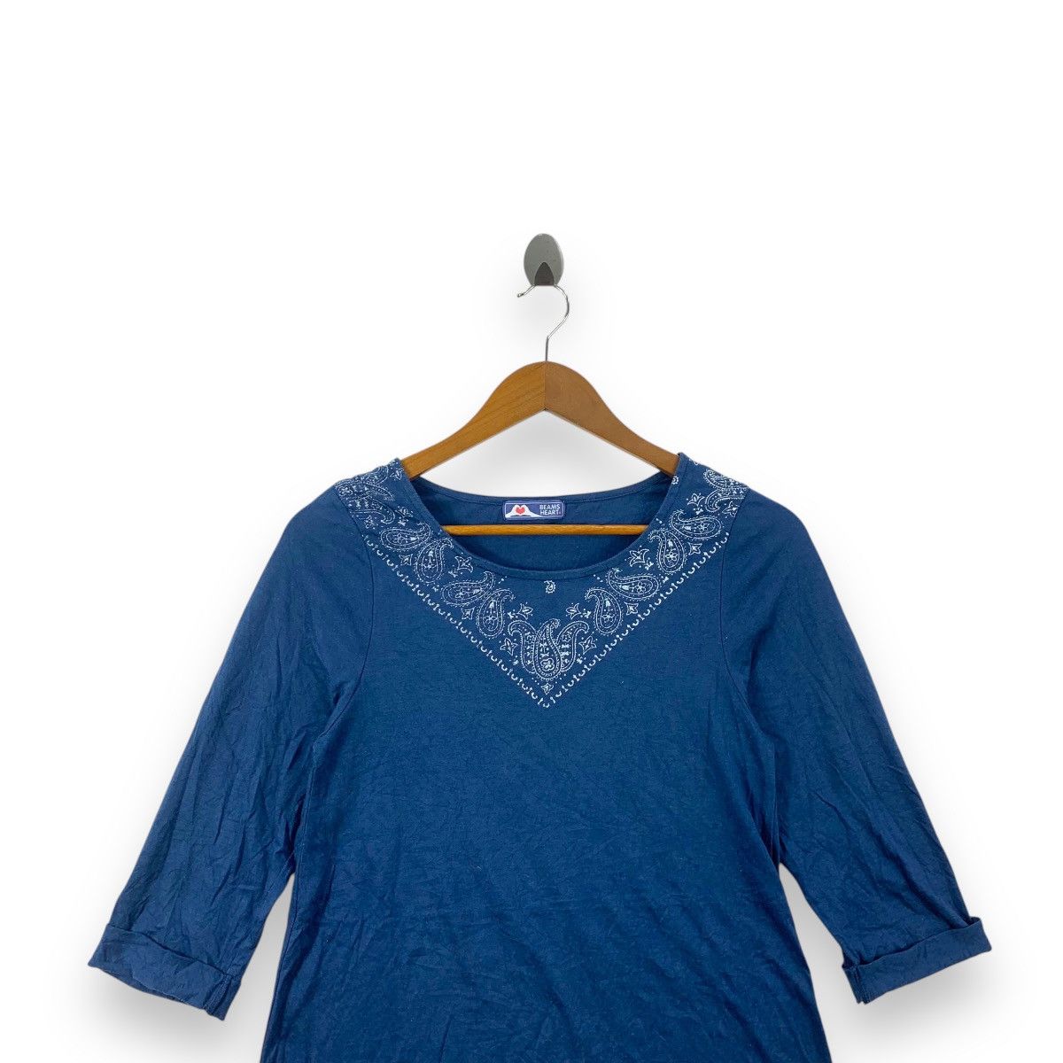 Beams Plus Vintage BEAMS PLUS HEART Boho Tunic Dress Tee Shirt 3/4 Size S / US 4 / IT 40 - 2 Thumbnail