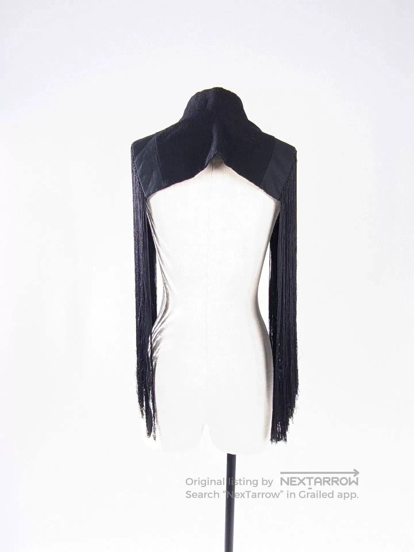 Ann Demeulemeester Ann Demeulemeester Fringe Shawl Coat. Size XS / US 0-2 / IT 36-38 - 6 Thumbnail