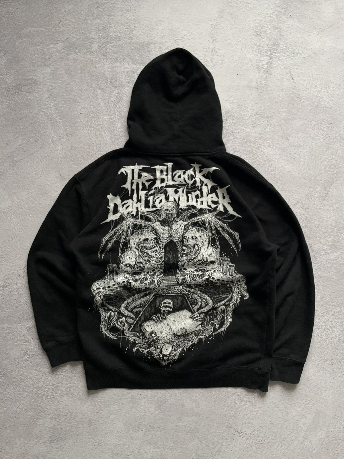 Vintage Vintage Hoodie The Black Dalhia Murder 00’s Big Logo Y2K Size US L / EU 52-54 / 3 - 1 Thumbnail