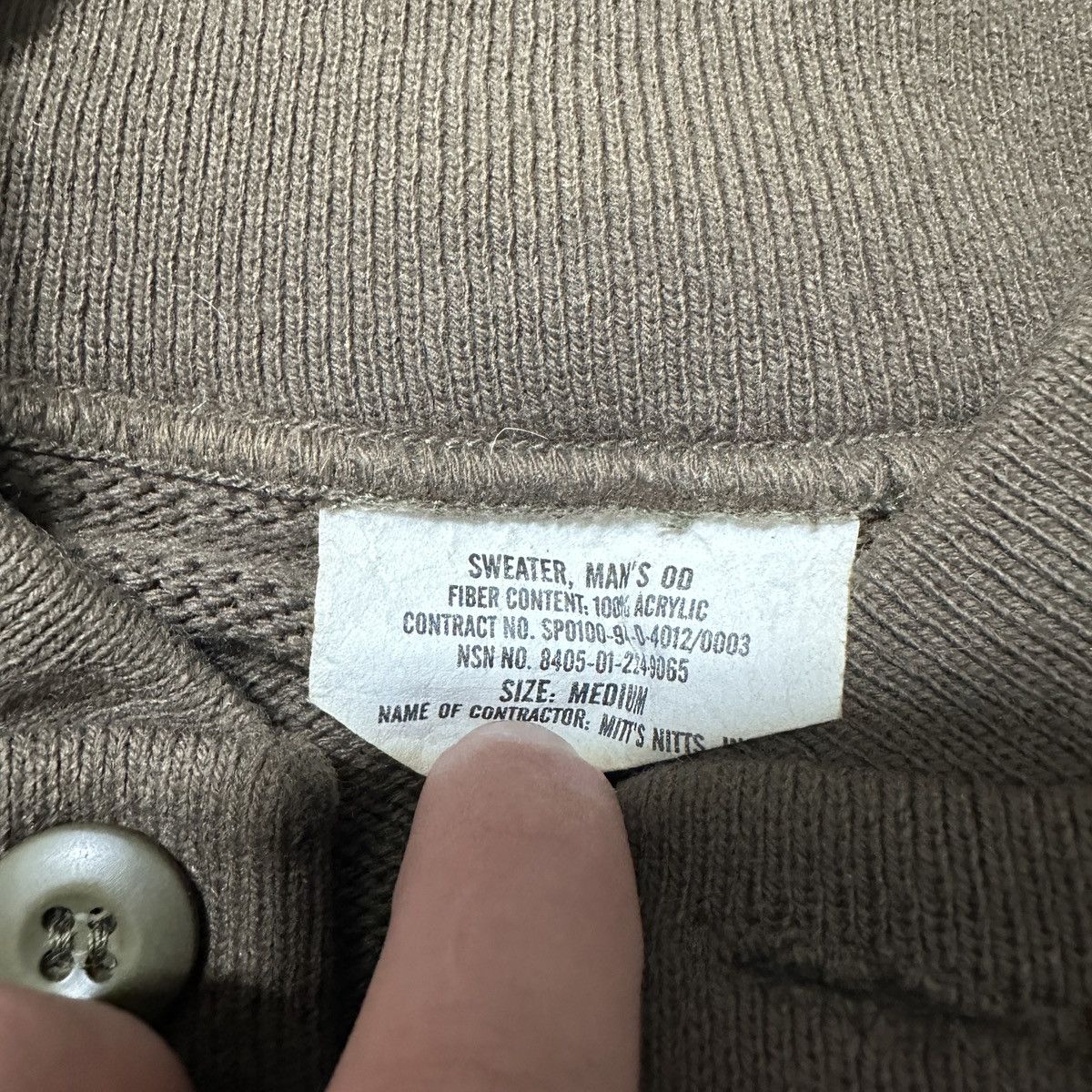 Vintage Vintage US military sweater Size US M / EU 48-50 / 2 - 4 Thumbnail