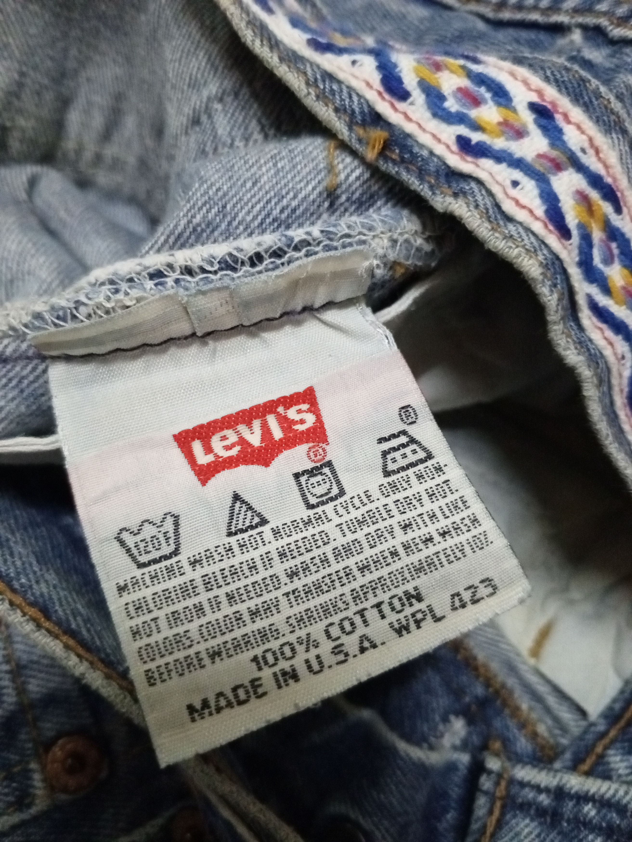 Levi's × Levi's Vintage Clothing 501×× rare design Size US 29 - 14 Thumbnail