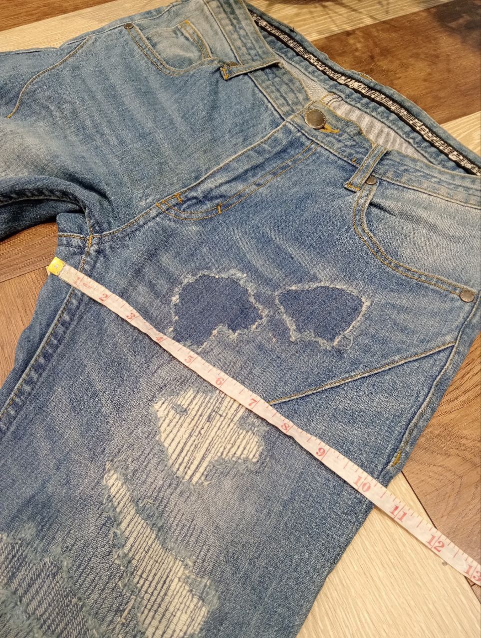 NANO universe × Number (N)ine NUMBER NINE JAPAN X NANO UNIVERSE BLUE DISTRESSED JEANS Size US 32 / EU 48 - 19 Thumbnail