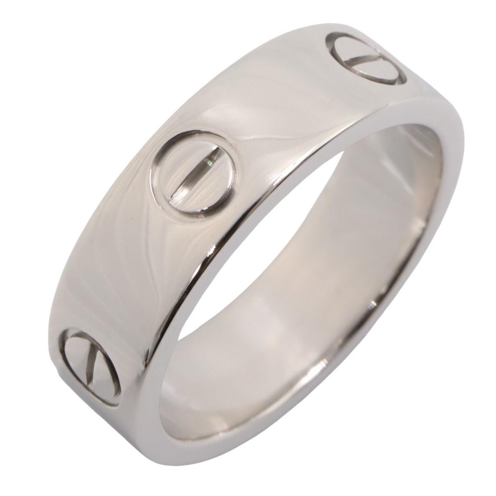 Cartier Cartier Cartier Love Au750 White Gold Ring Size 16 Precious Metal Ring DUTY FREE for USA Size ONE SIZE - 1 Thumbnail